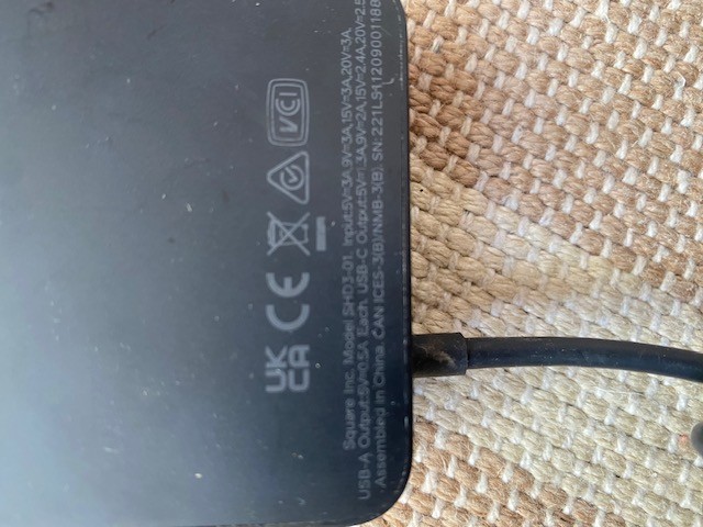 Square POS Terminal SPD2-01 for USA, with hub SHD3-01, Point of Sale kit