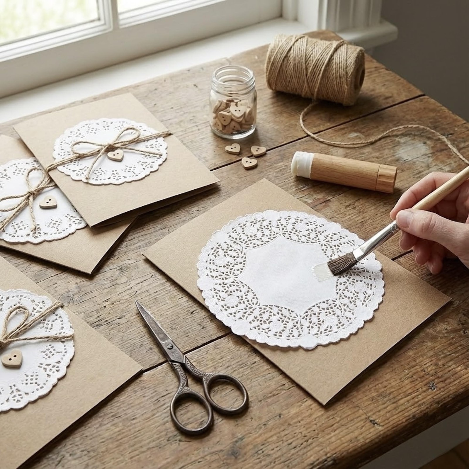 100 White Paper Lace Doilies, Round, Thick and Sturdy, Made in Canada – Ideal…