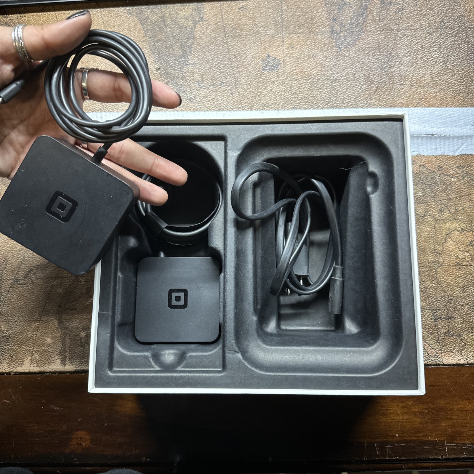Square terminal used Two Chargers Included
