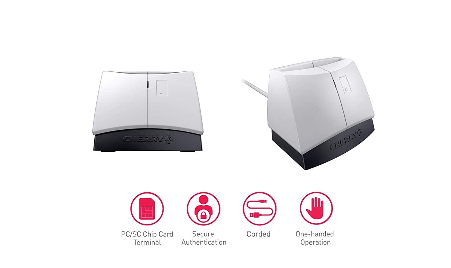 NEW Cherry AP POS ST-1044UB Smart Card Reader with USB Interface – TAA Compliant