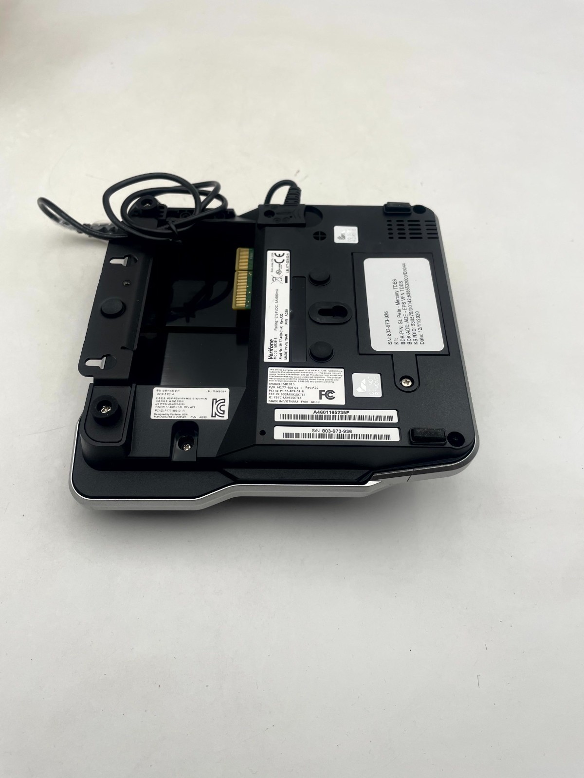 VeriFone MX 915 Credit Card Pinpad Signature Payment Terminal Black 4.3″ Display