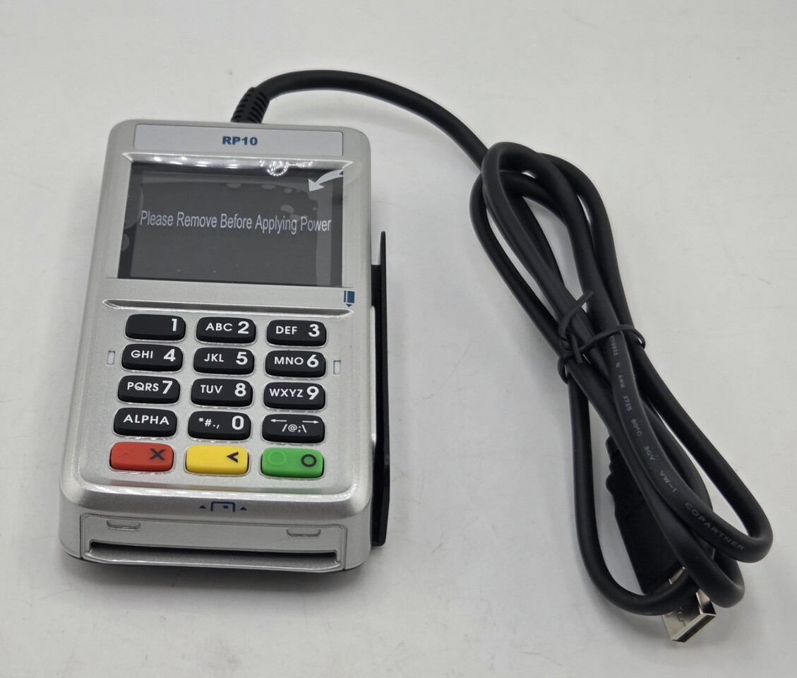 FIRST DATA FD150 TERMINAL EMV NFC CREDIT CARD TERMINAL WITH RP10 PIN PAD
