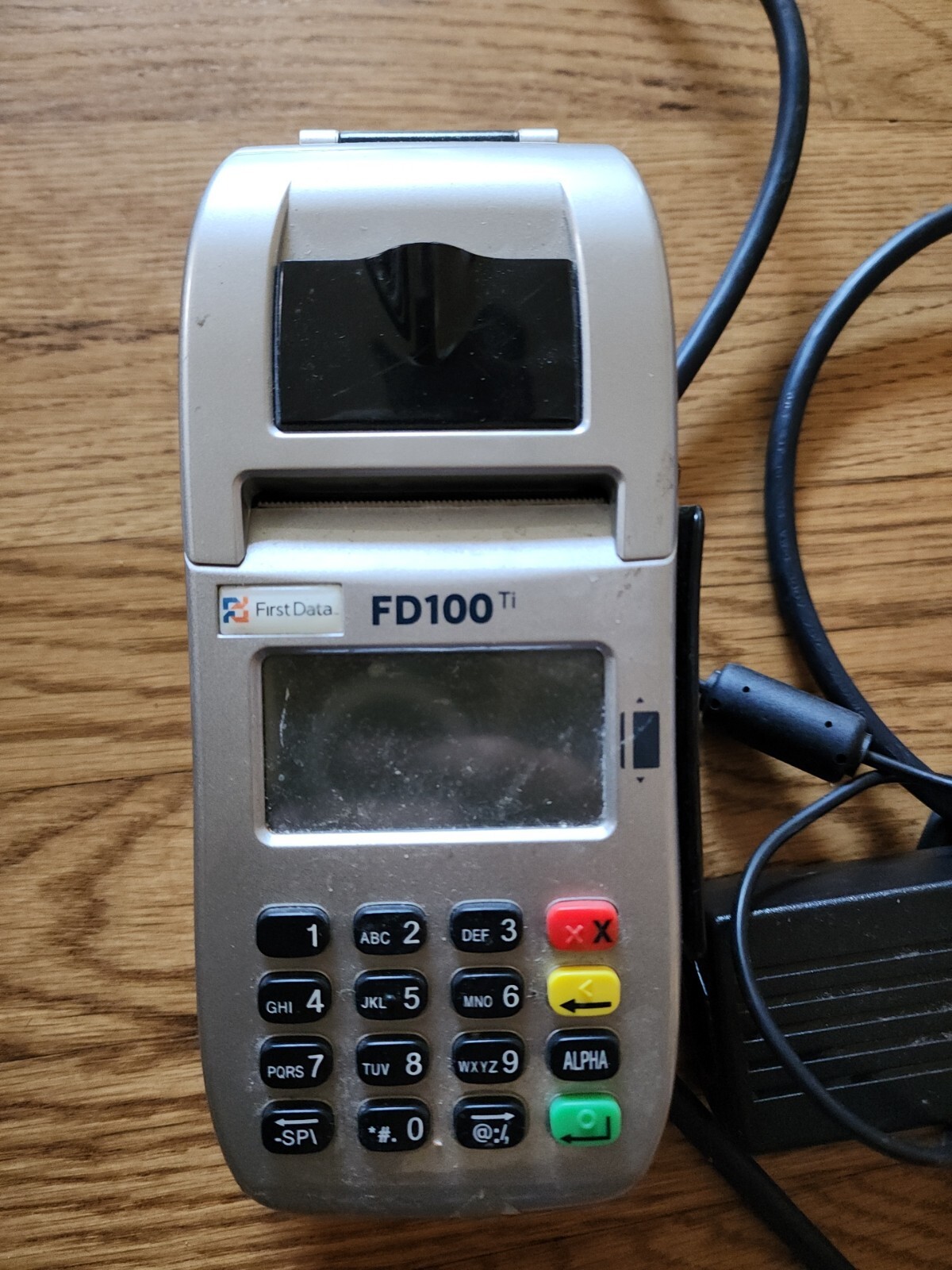First Data FD100 TI Credit Card Machine