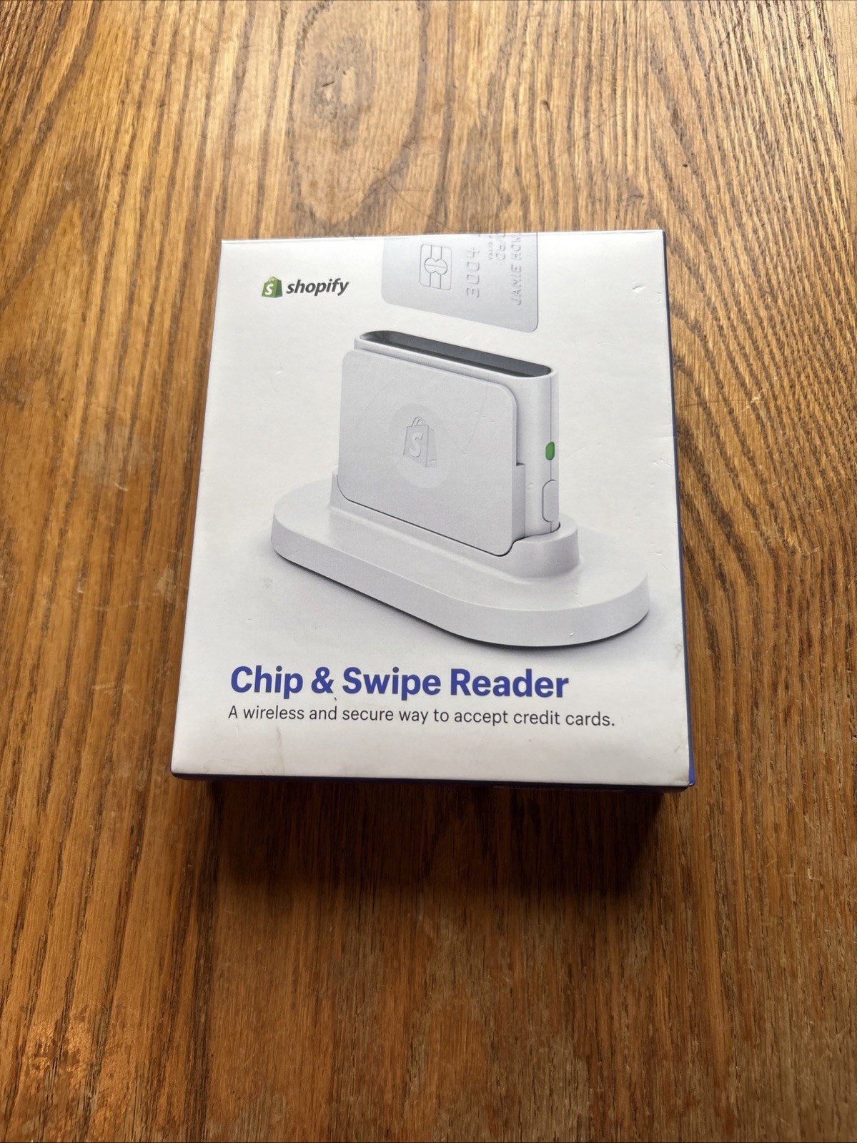 Shopify Chip and Swipe Credit Card Reader White Model S1701 New in Box!