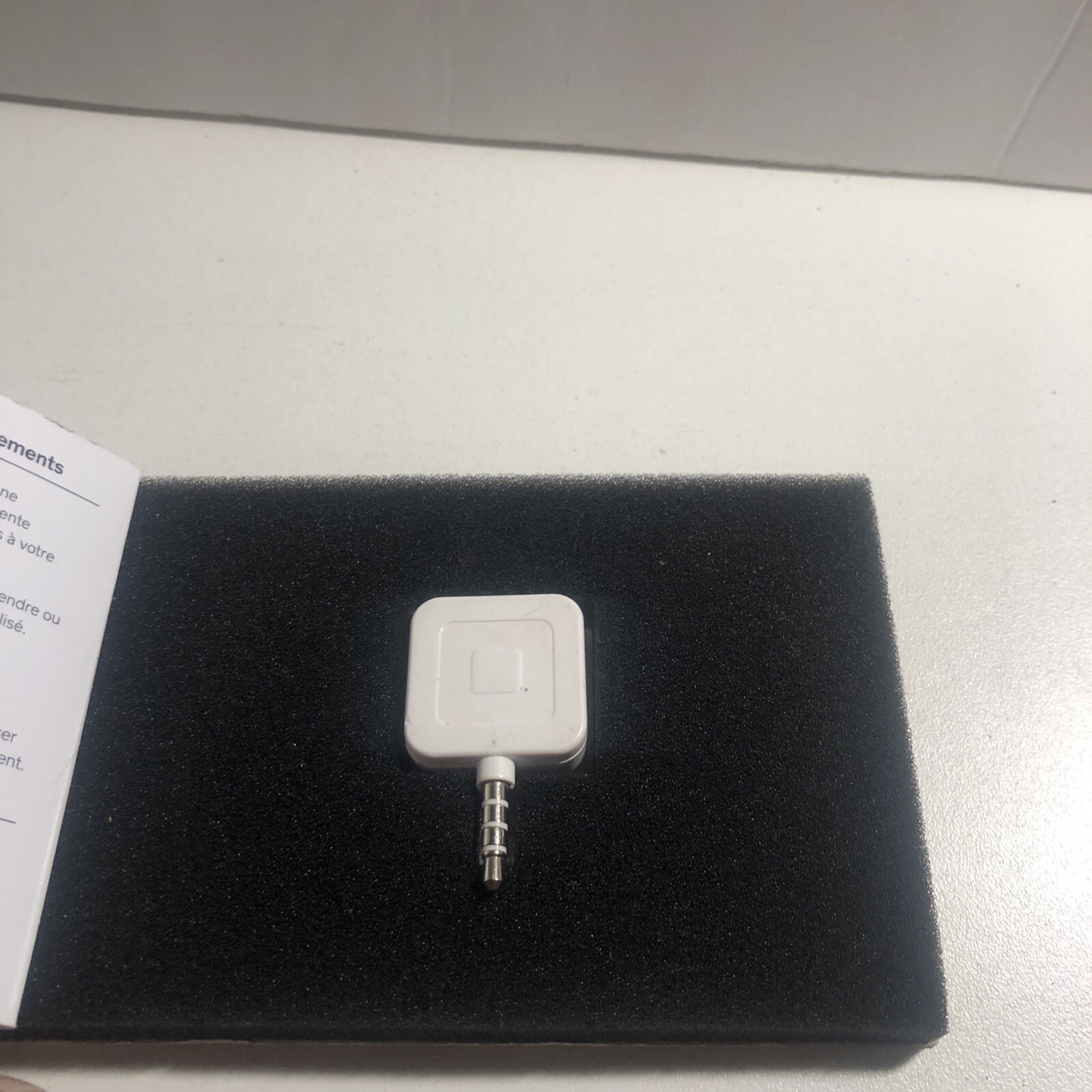 Square A-PKG-0206-01 Credit Debit Card Reader – White for Apple iPhone and…