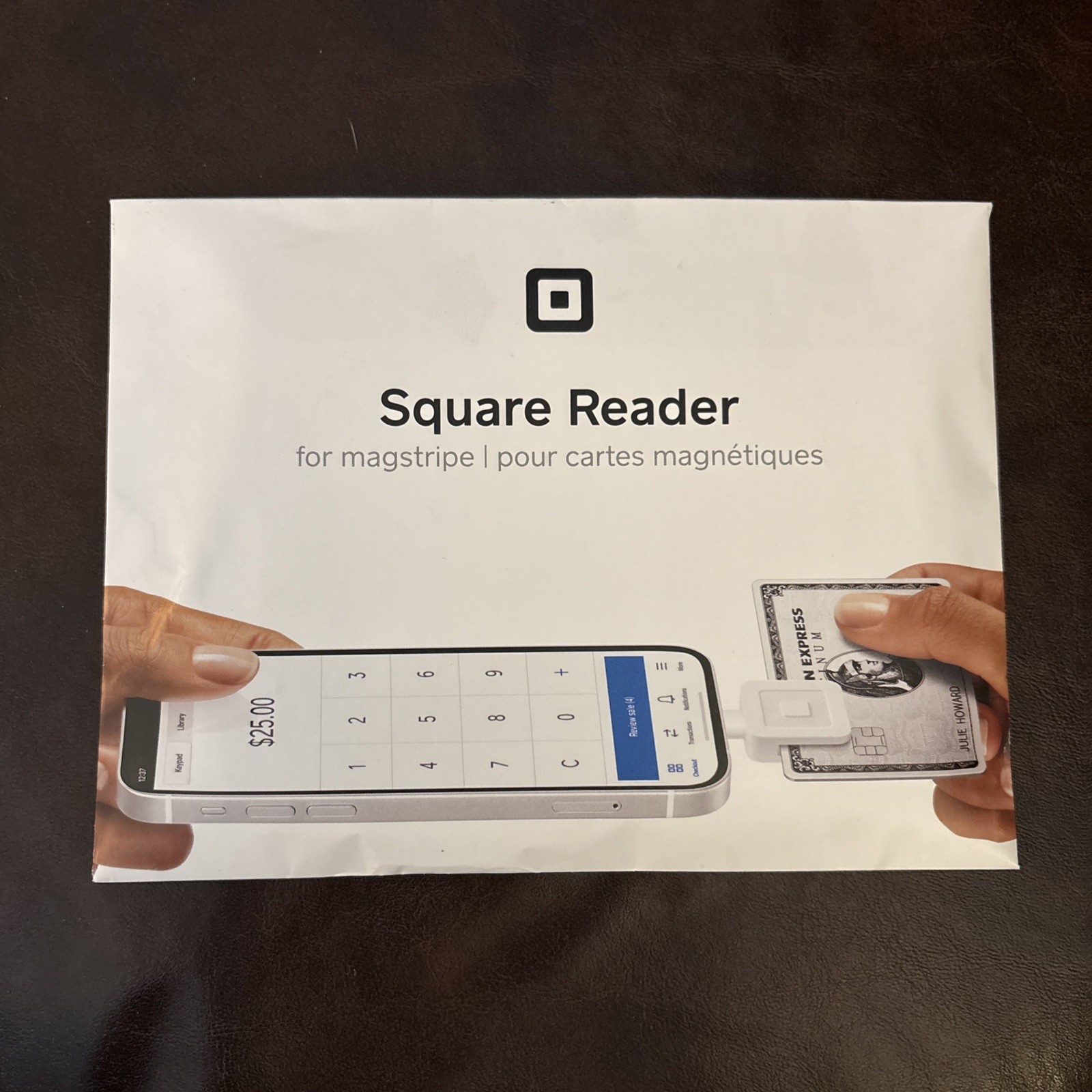 Square Reader for Magstripe Reader with Lightning (iPhone) Connector Credit Card