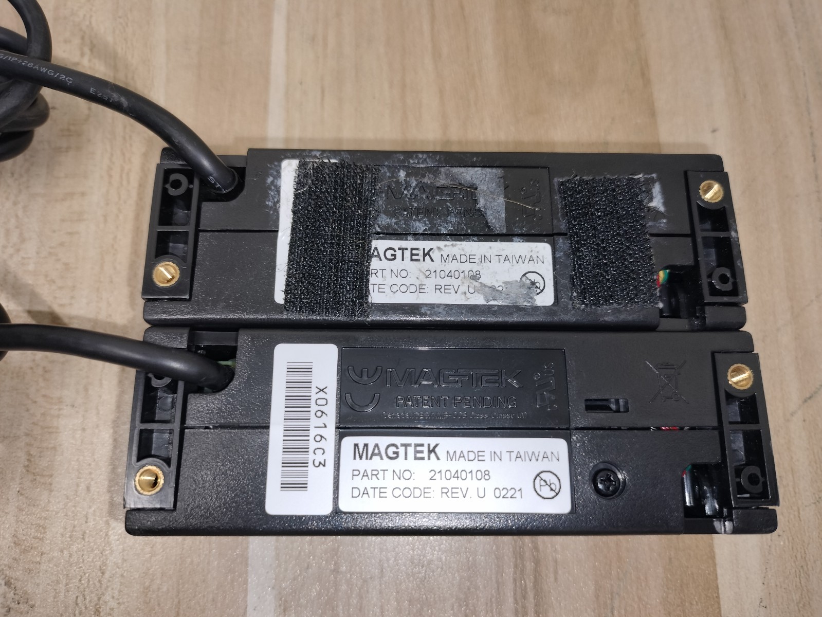 LOT OF 2 – Magtek 21040108 USB Magnetic Strip Credit Card Reader