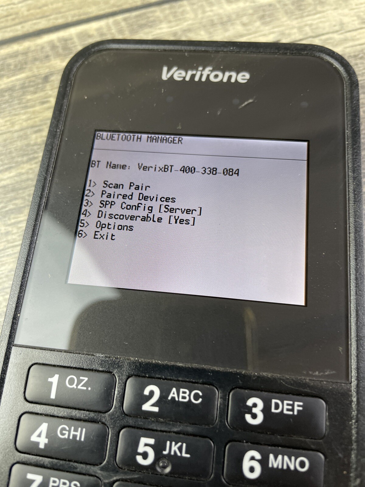 Verifone e355 Black Bluetooth & Wi-Fi Mobile Payment Terminal Device