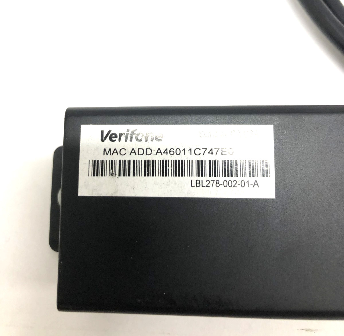 Verifone M4 ETH Ethernet Interface Dongle Junction Box USB-C MSC445-018-01-A