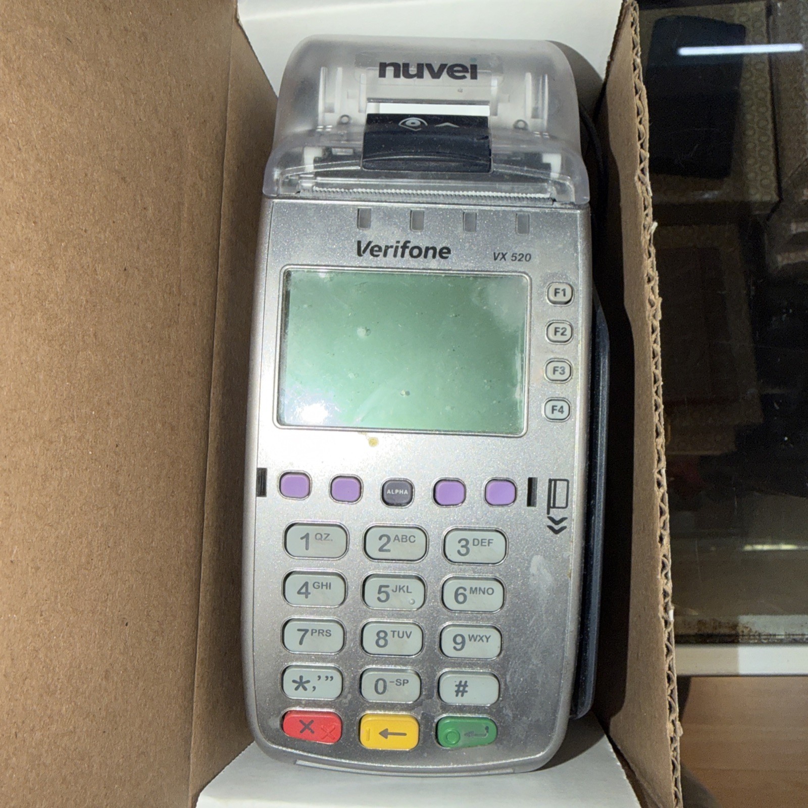 VeriFone Vx520 EMV Credit Card Machine CTLS/dial/eth/M252-753-03-NAA-3 Nuvei
