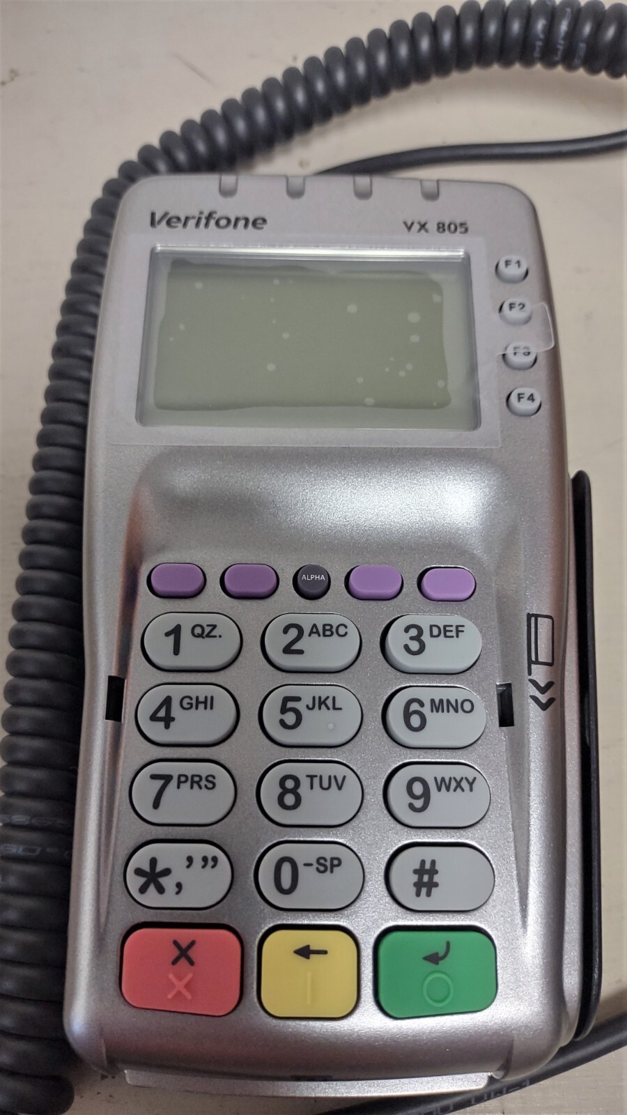 Verifone VX805 CTLS Pin Pad Keypad Credit Card Reader 192MB SC 2SAM NEW NIB