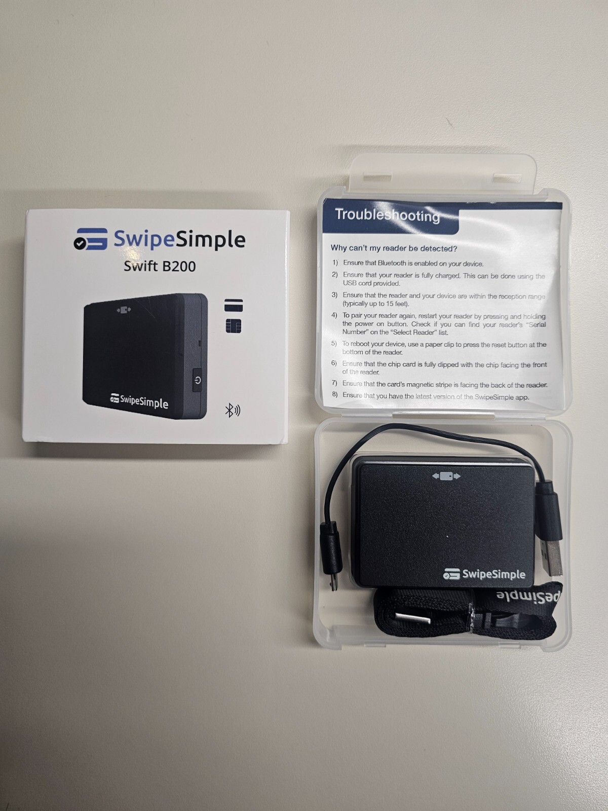 *BRAND NEW* SwipeSimple Swift B200 Bluetooth | EMV Credit Card Reader