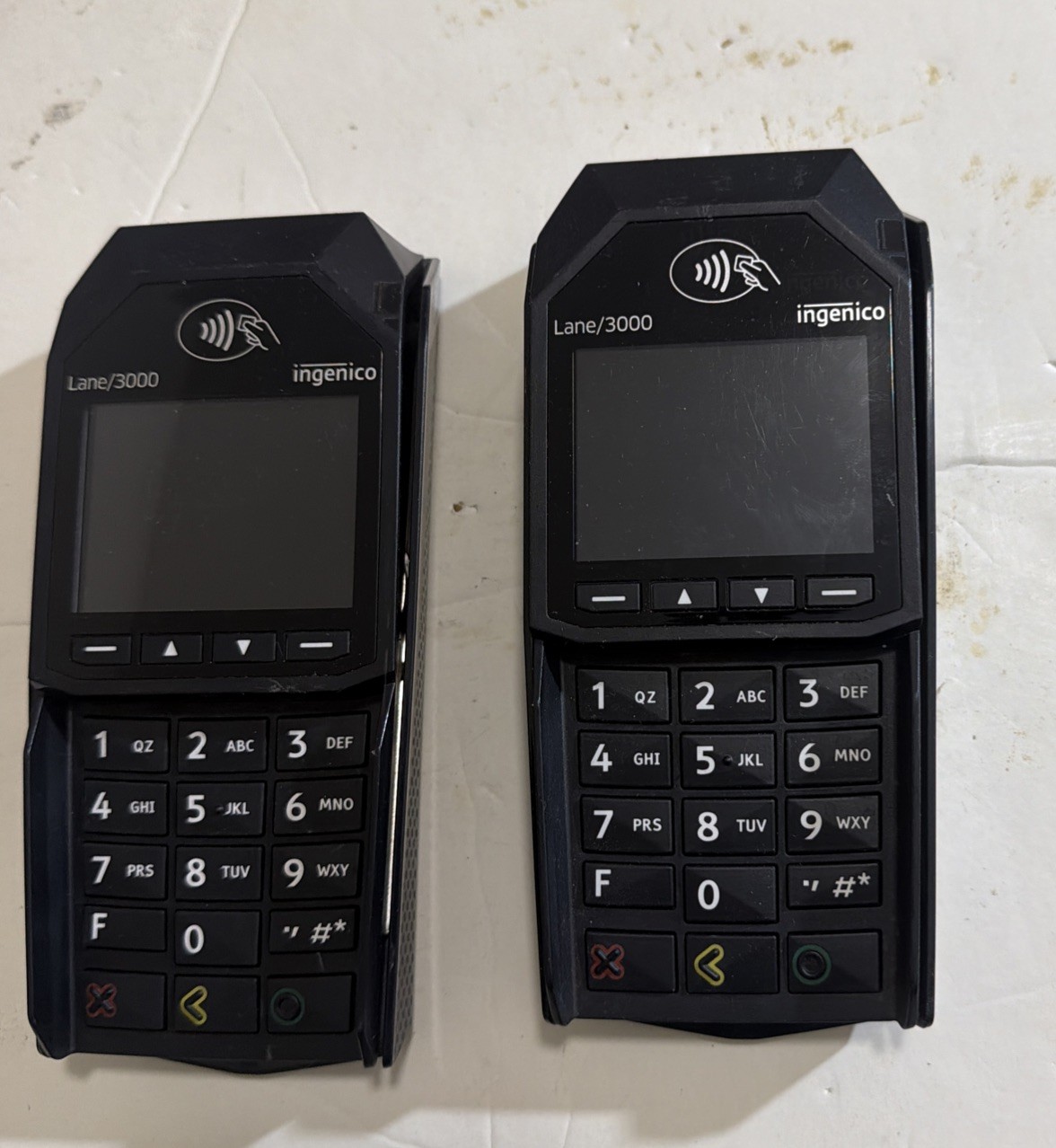 LOT OF (2) Ingenico Lane 3000