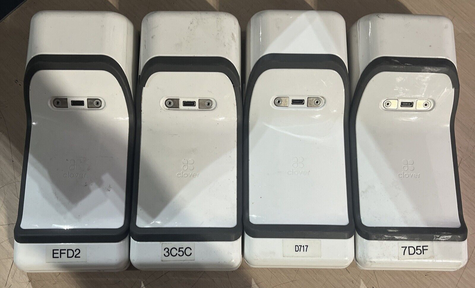 LOT OF 4 CLOVER FLEX C403 POS WI-FI TOUCHSCREEN HANDHELD