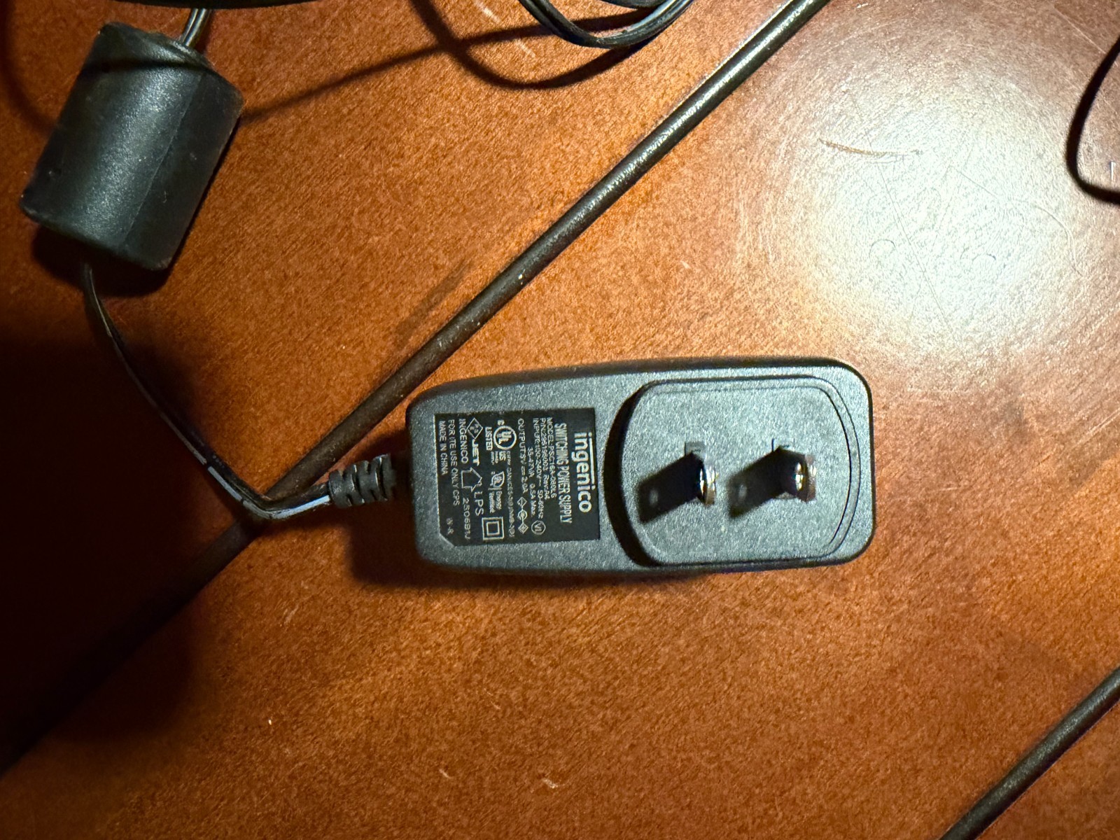INGENICO LANE/3600 TRD70313356C POINT OF SALE TERMINAL WITH ACCESSORY CABLE