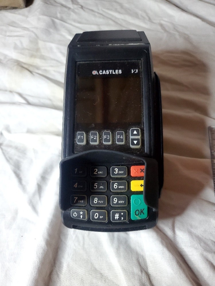 Castles Vega 3000 V3 Credit Card Terminal VEGA3000-HW-v1.3 – Untested / For Part
