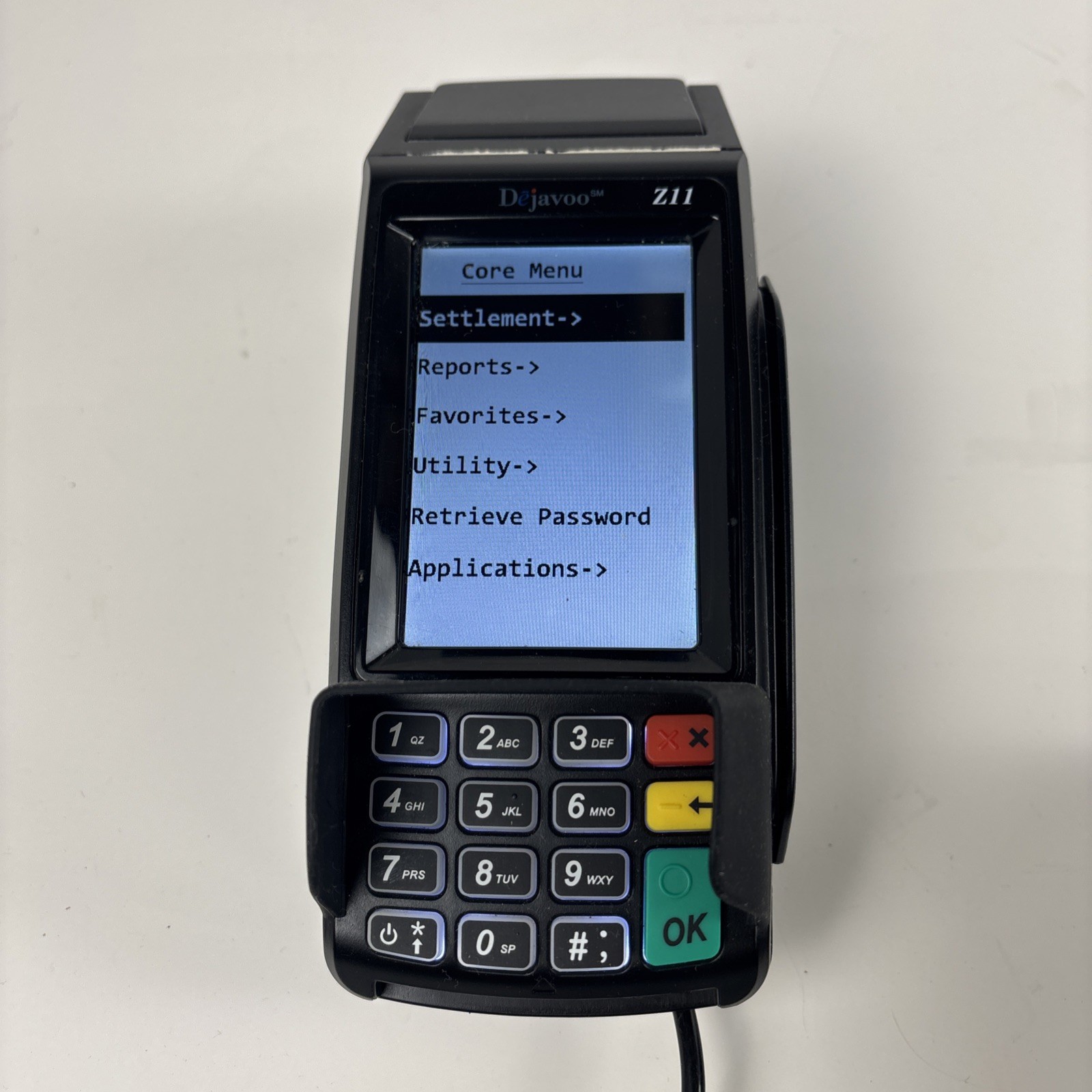 Dejavoo Z11 Vega 3000 | Credit and Debit Card Terminal | With Power Cord
