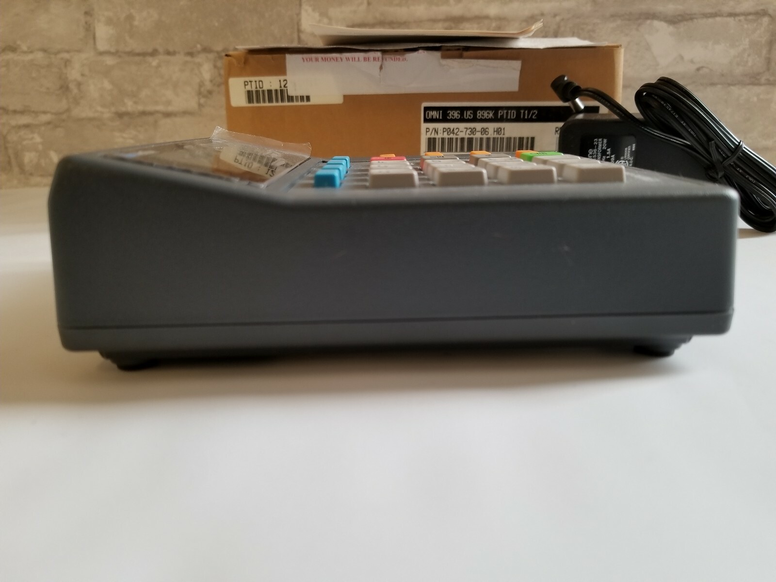 New VeriFone Omni 396 Credit Card/Transaction Office Terminal Reader In Box