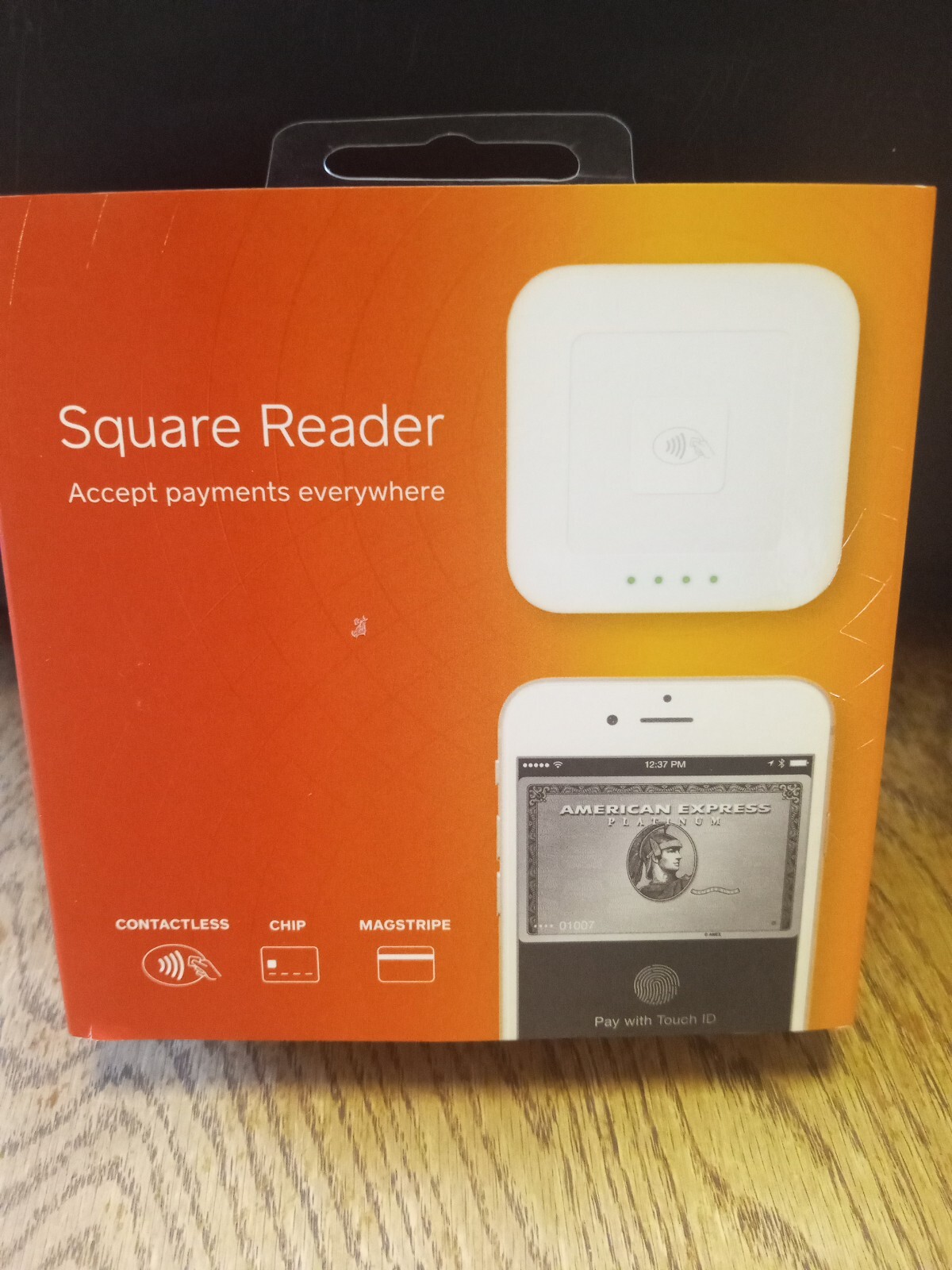 Square Reader for contactless and chip cards and magstripe cards.  New in box