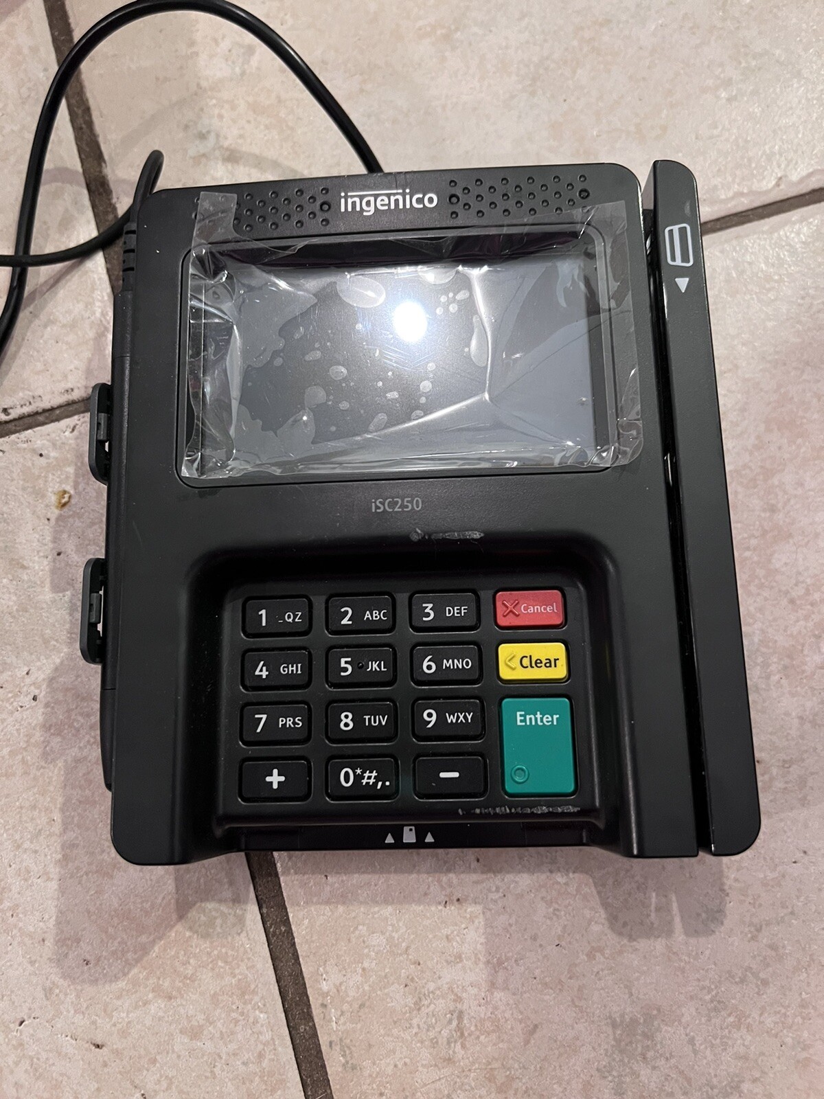 Ingenico iSC Touch 250 Payment Terminal with cord/cable and stylus Lot Of 11