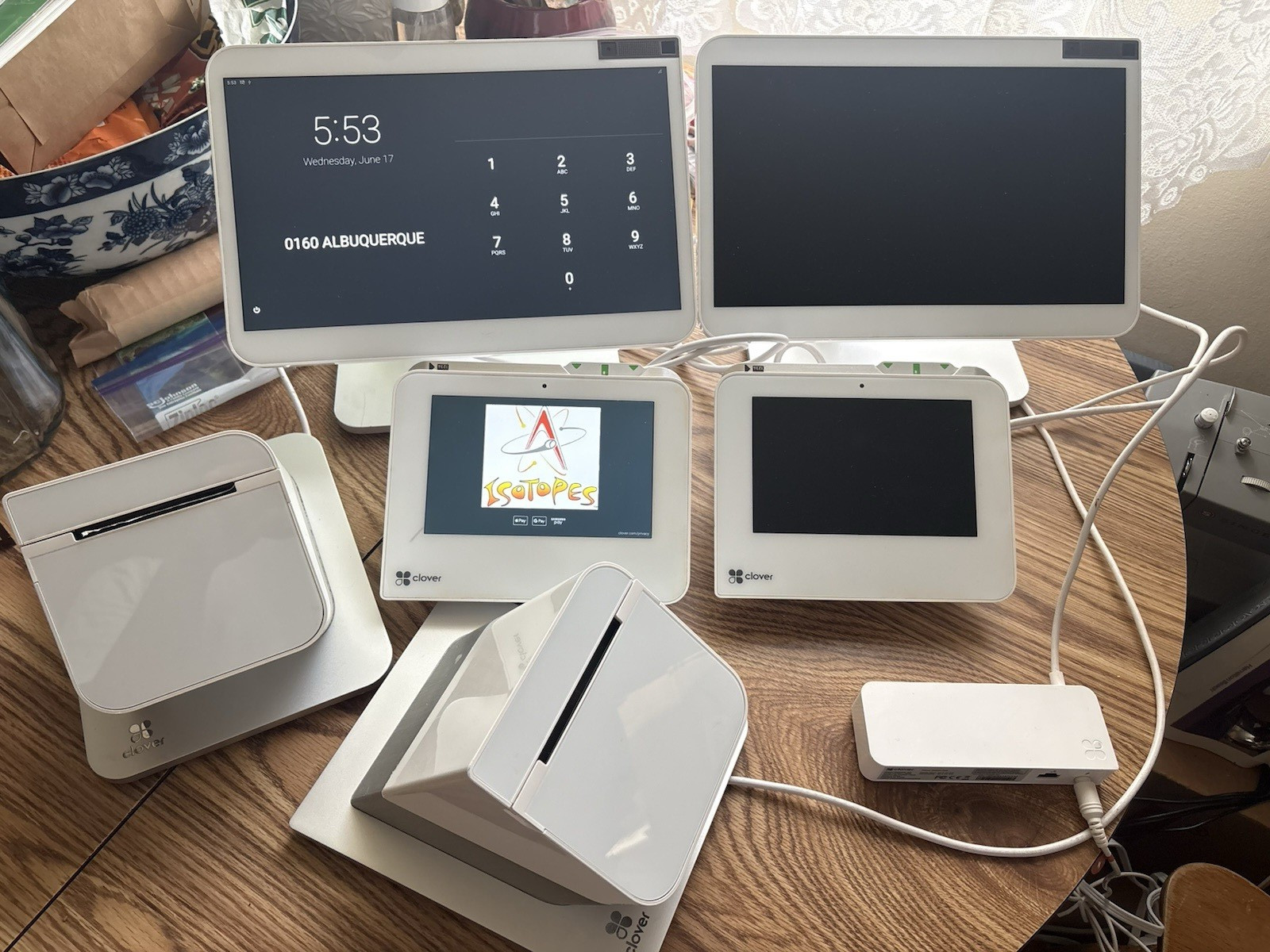Clover Station Pro S503 C503 P500 POS Display Terminal Printer *MERCHANT LOCKED*