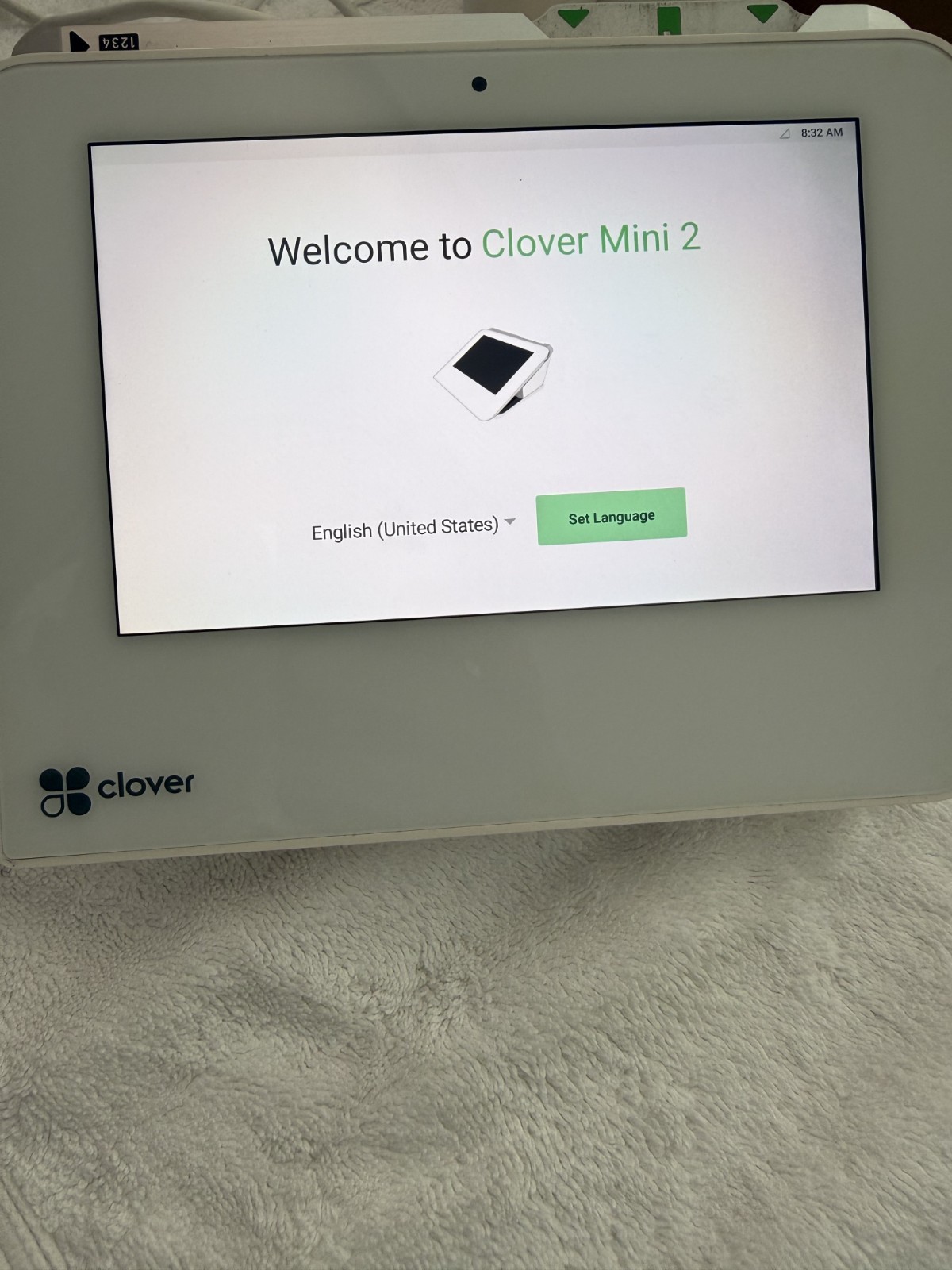 Clover Mini C302U POS System with USB Hub + Power Supply + Tape Ex Condition