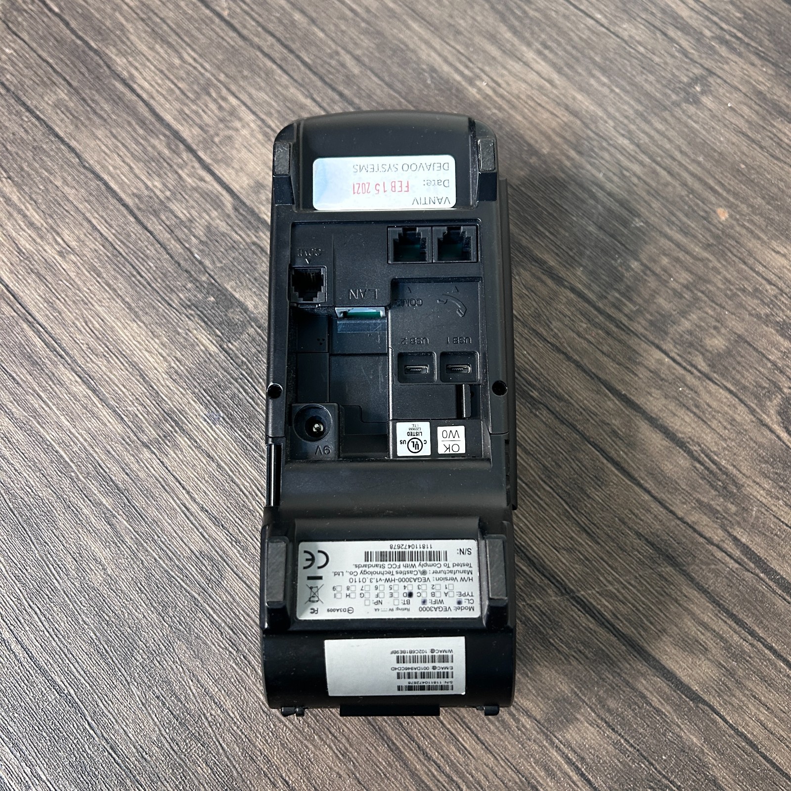 Dejavoo Z11 Credit Debit Card Processor Terminal WiFi VEGA3000 4914