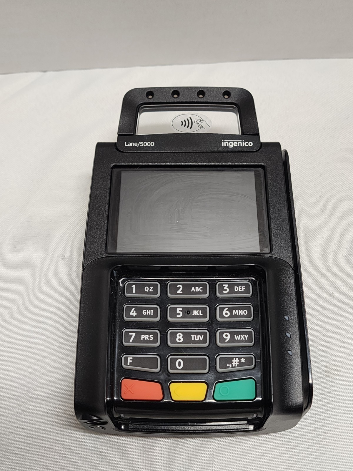 Ingenico Lane 5000 Credit Card Reader Point of Sale System. UNTESTED
