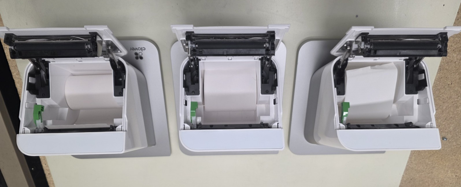 3 Used Clover Station P500 Receipt Printer