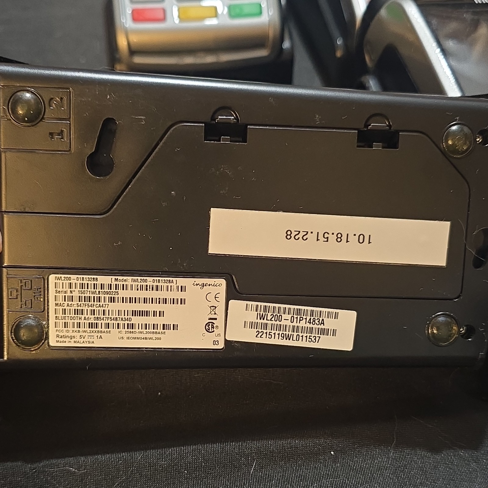 Ingenico IWL250 IWL200 Credit Card Terminals