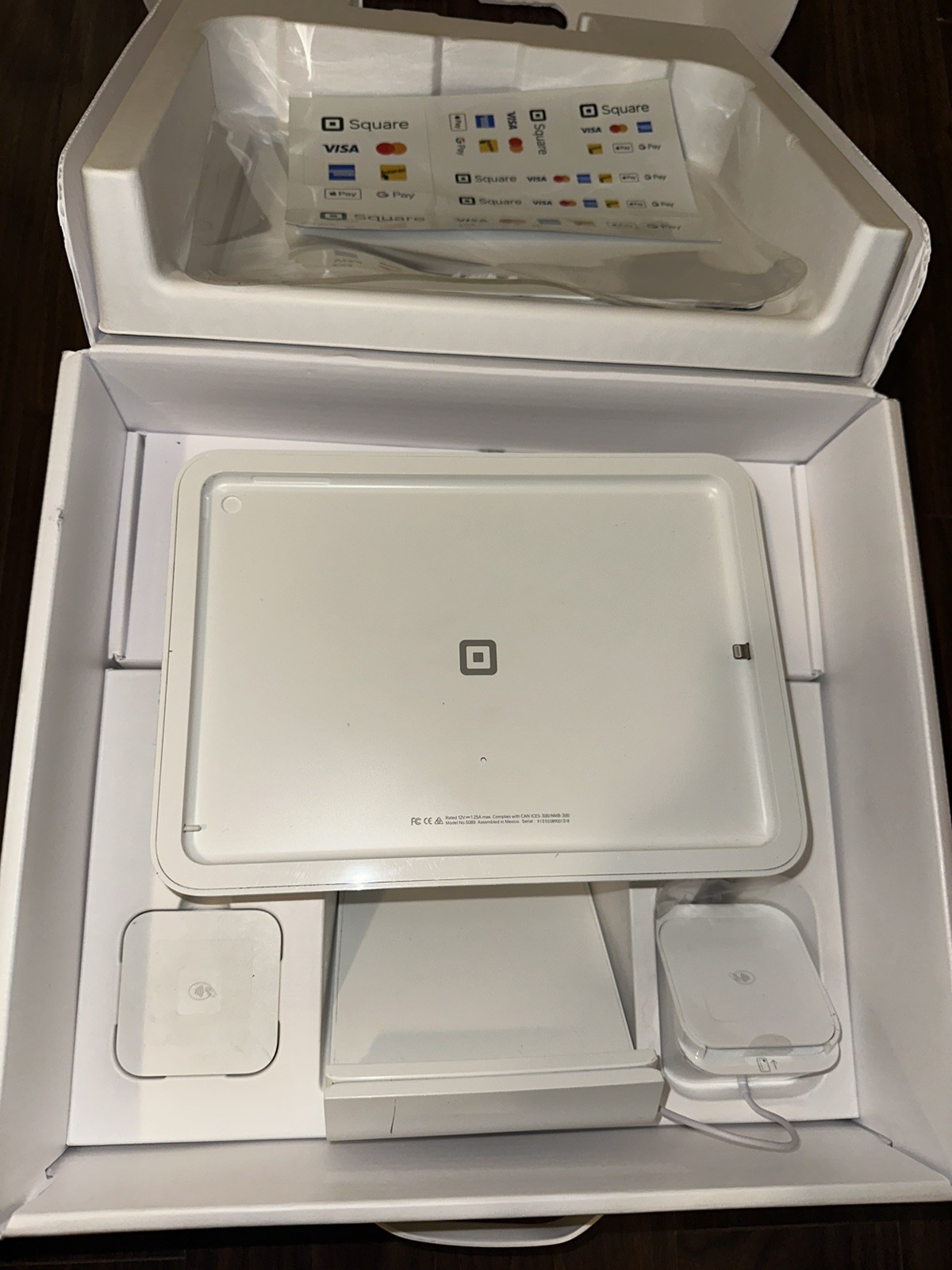 Square Stand With contactless chip fit iPad Air (2017, 2018), iPad Pro 9.7″ READ