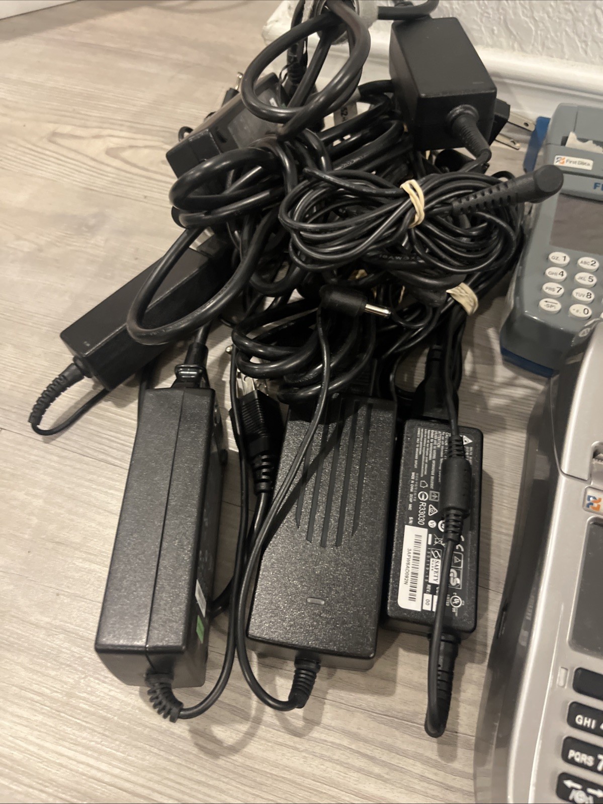 Lot Of 9 First Data FD 400/FD 130/FD 410 Pinpad Credit Card Reader