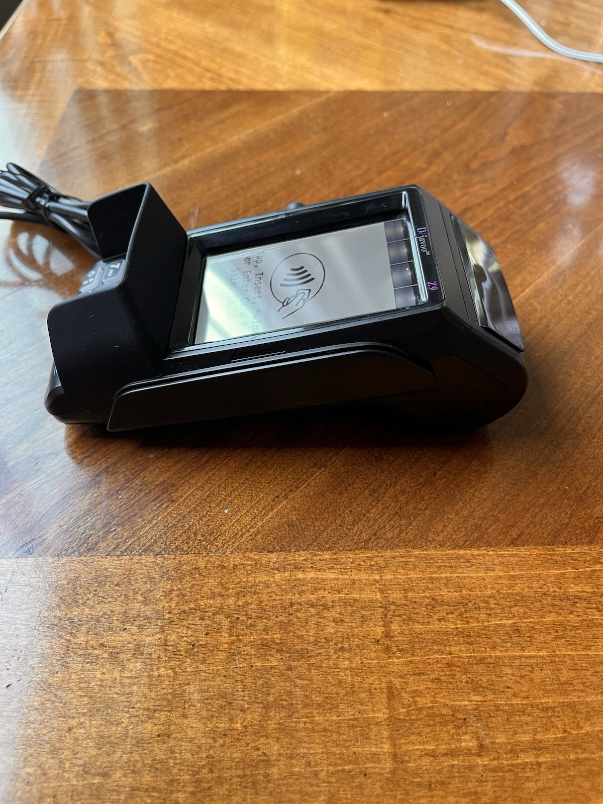 Dejavoo Z9 VEGA3000 Black 3.5″ LCD POS Credit Card Terminal Tested