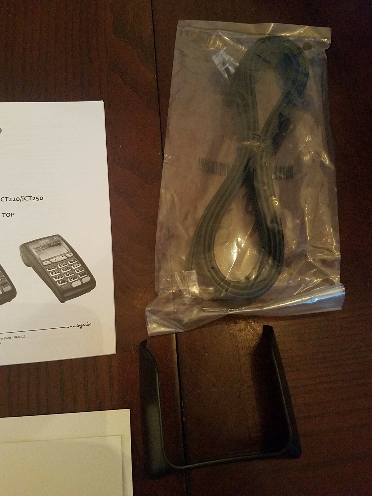 User Guide For Beyond Payment Ict220/iCT250 Glass Decalss And Cord Parts