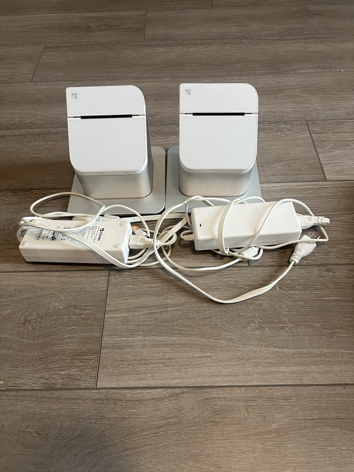 2x Clover Station 1.0 – P100 Printer With Power Adapter (Pair)