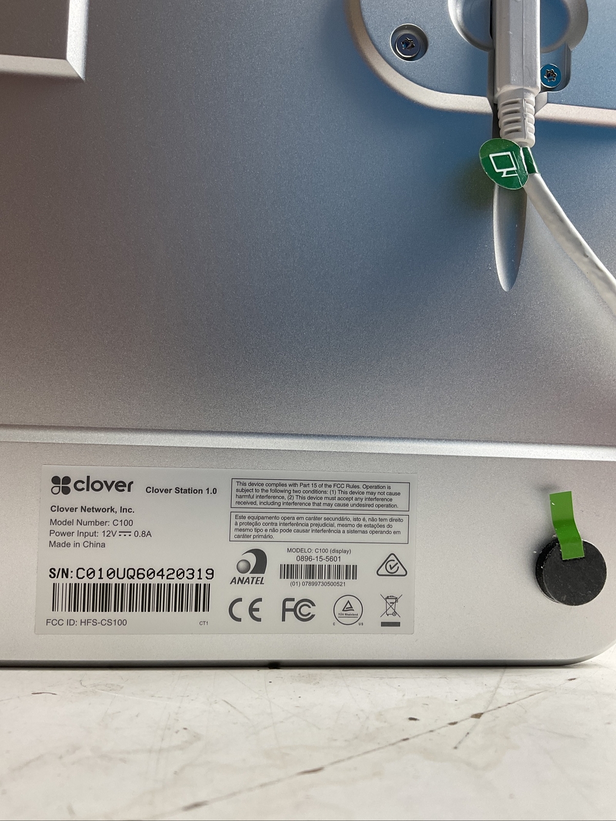 CLOVER STATION POS SYSTEM C500 W/ PRINTER P100