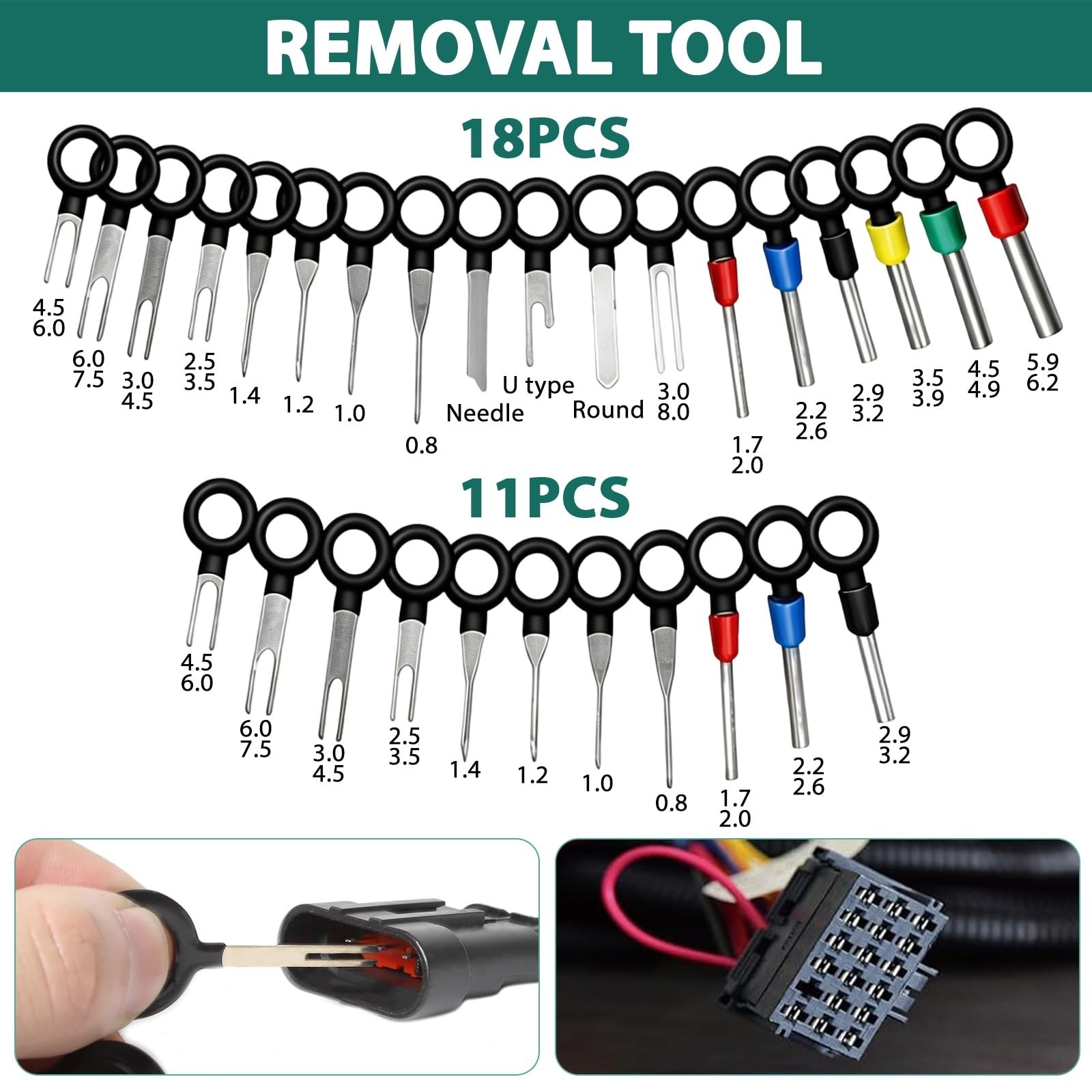 308PCS 19 Sets Weather Pack Connectors Kit, 1 2 3 4 6Pin Automotive Electrica…