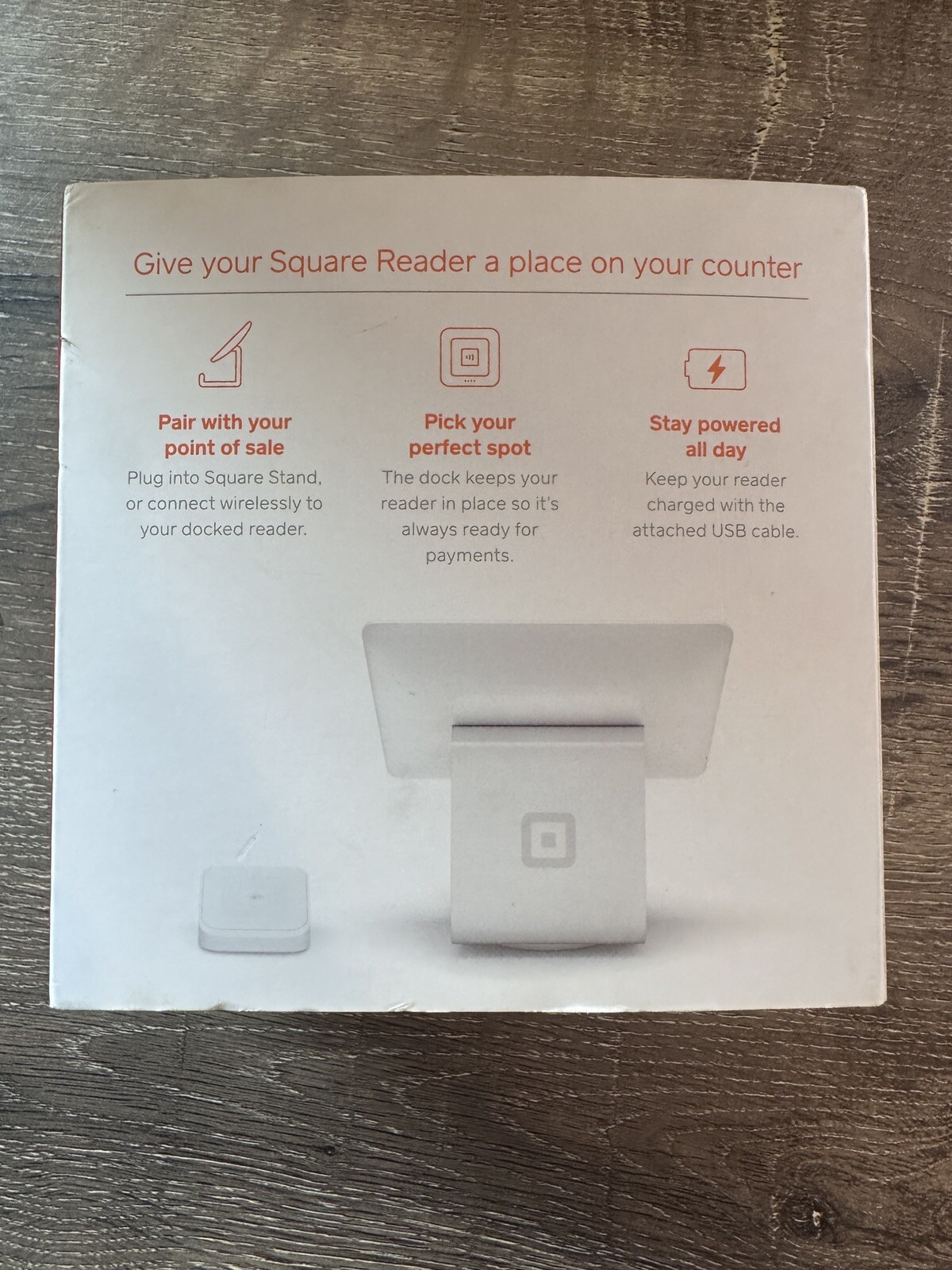 Square A-SKU-0120 Dock for Contactless Credit Card Reader