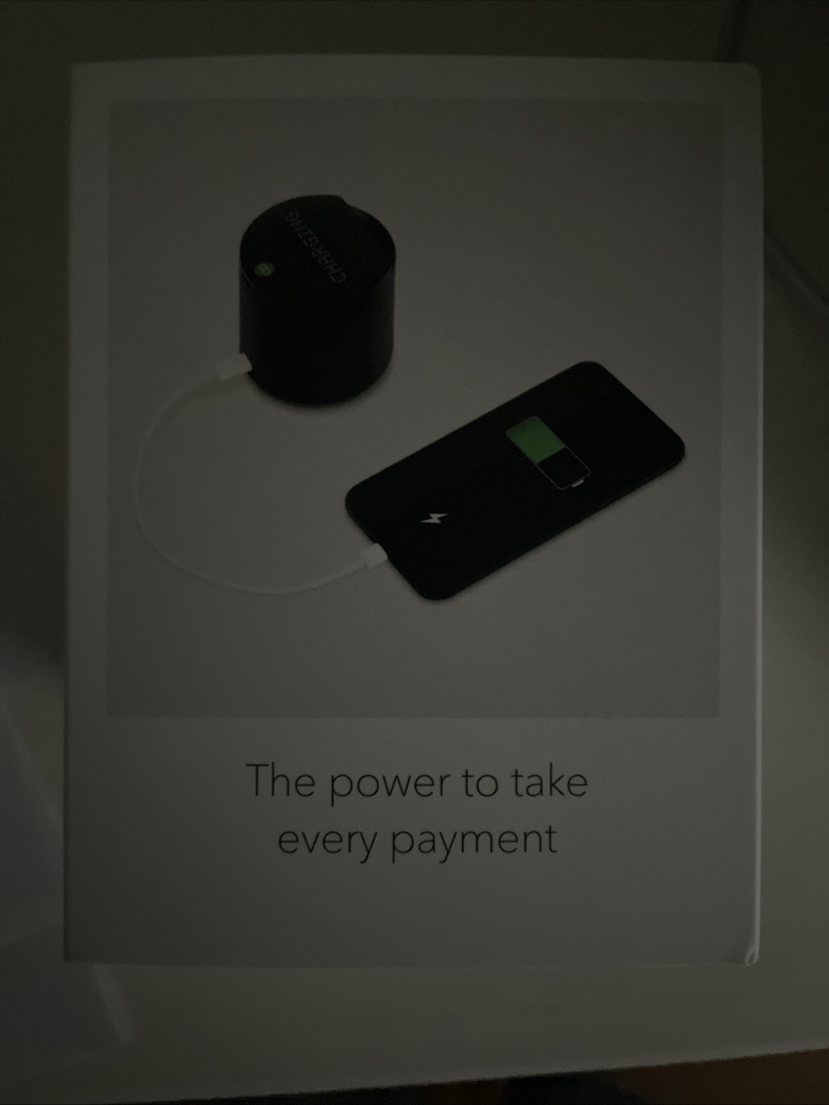 Intuit QuickBooks Credit Card Reader and Power Stand F11305 – Black /Green