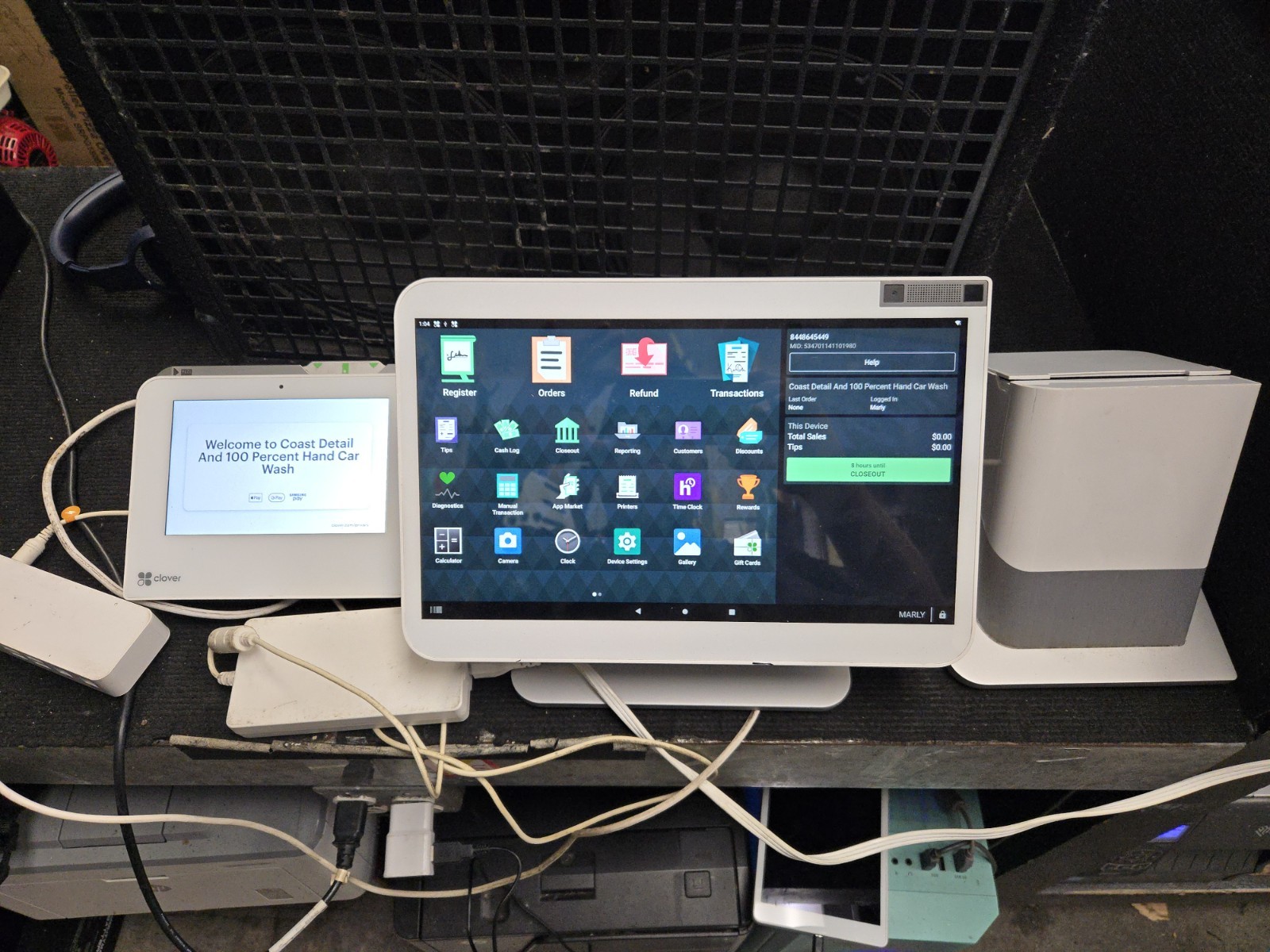 Clover Station Pro POS System With Display S503, Terminal C503, Printer P500