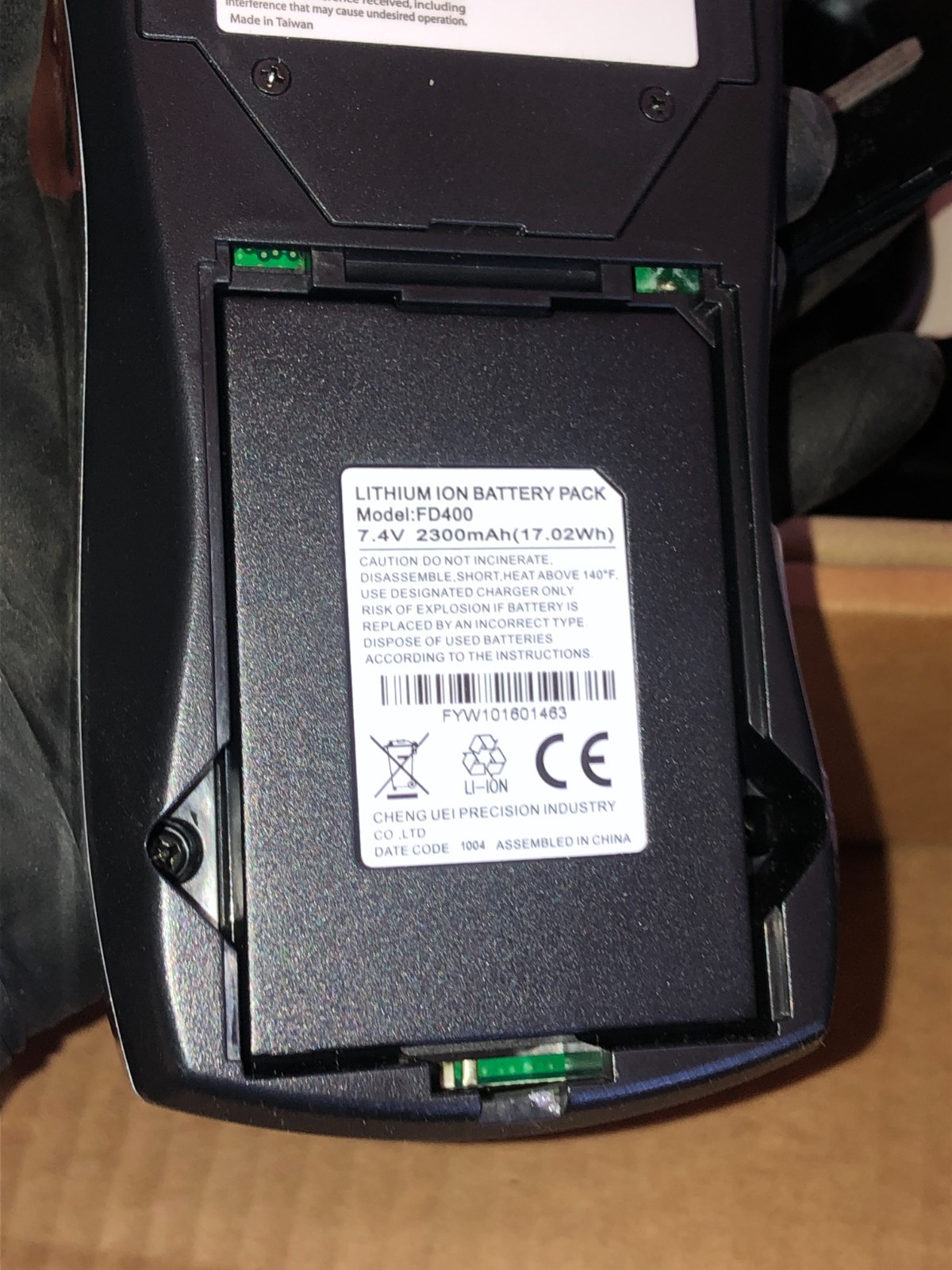 FIRST DATA FD400 CREDIT CARD MACHINE