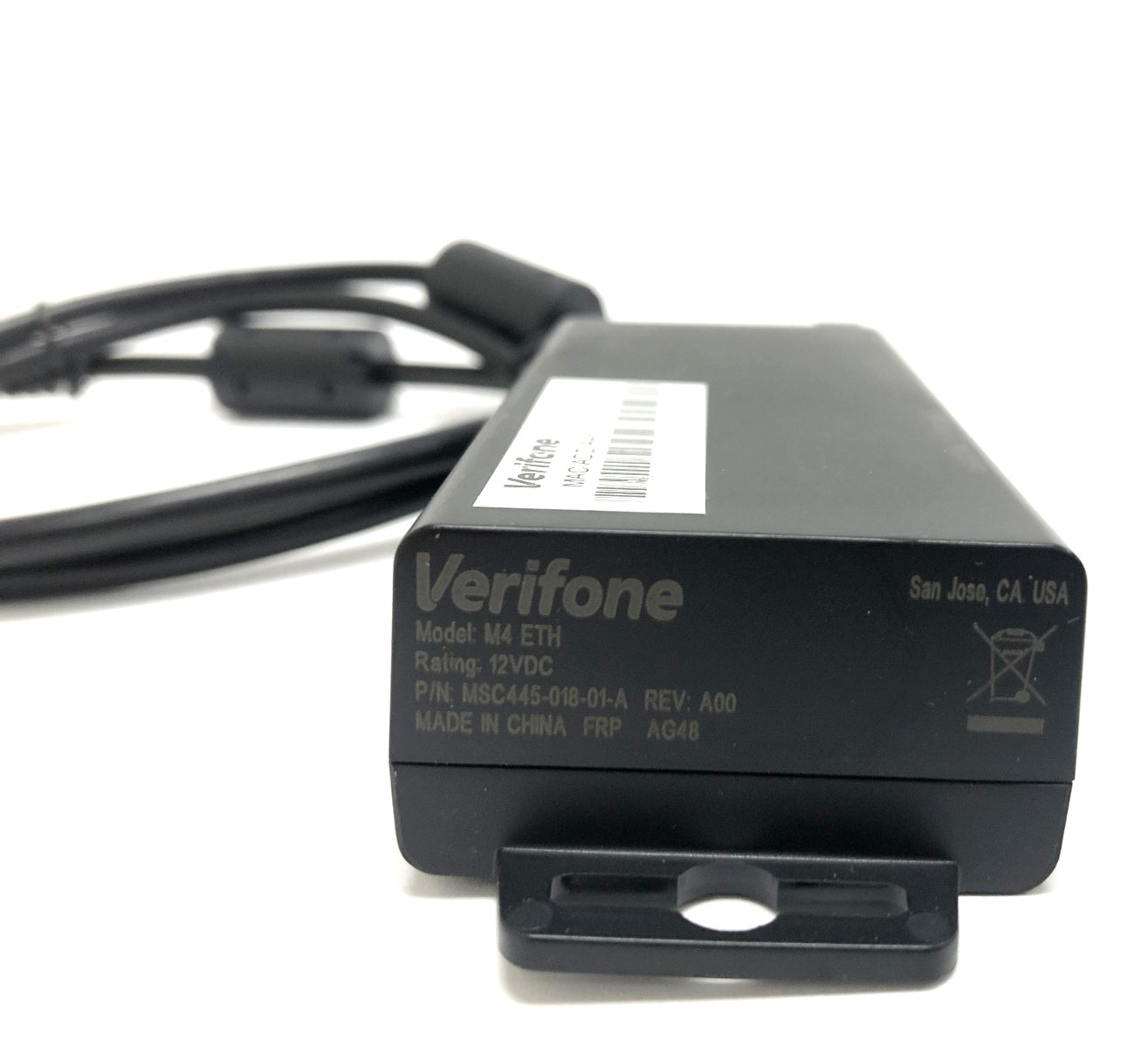 Verifone M4 ETH Ethernet Interface Dongle Junction Box USB-C MSC445-018-01-A