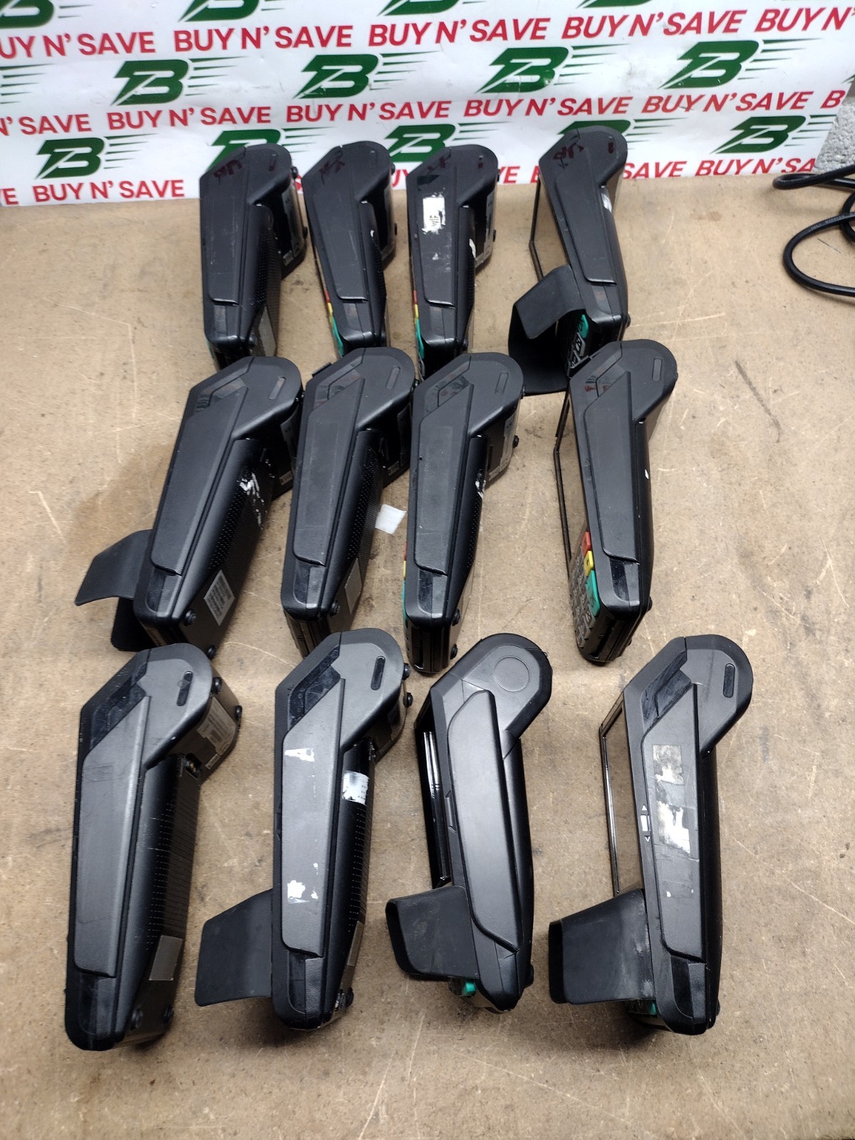 Lot of 12- Dejavoo Z9 VEGA3000 POS Credit Card Terminal – No Cables – PARTS