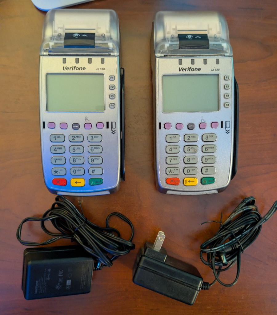 Elavon Verifone VX520 Terminal Pin Pad Card Payment Processing POS