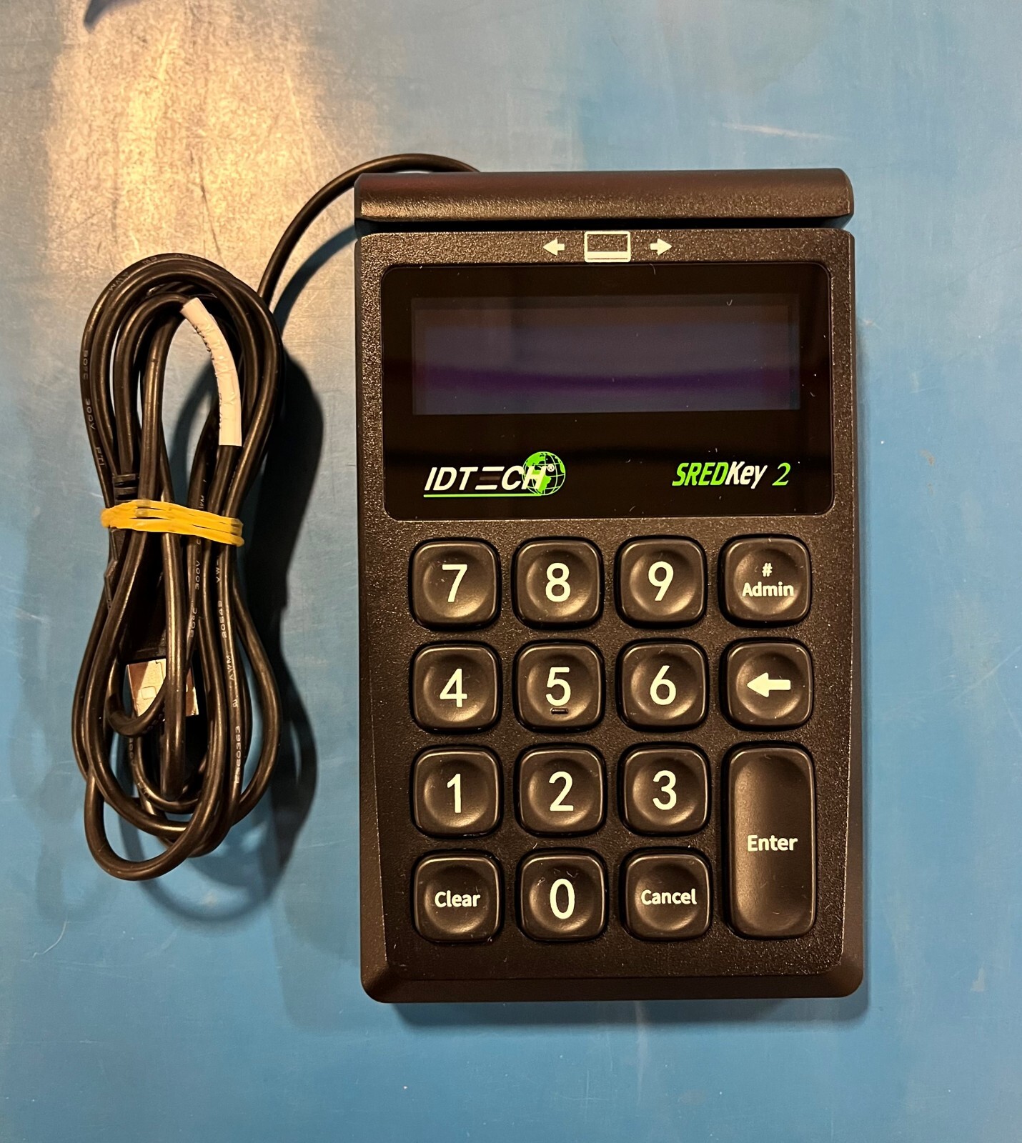 ID Tech IDSK2-534E SREDKey 2 USB Keypad w/ Magstrip Reader