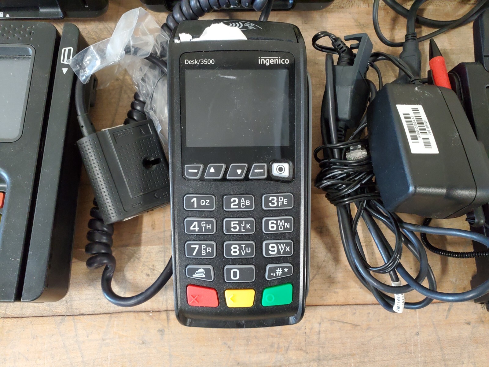 Lot of 6 Ingenico POS terminals ISC250, Lane/5000 250 Touch, Etc, Untested, Read