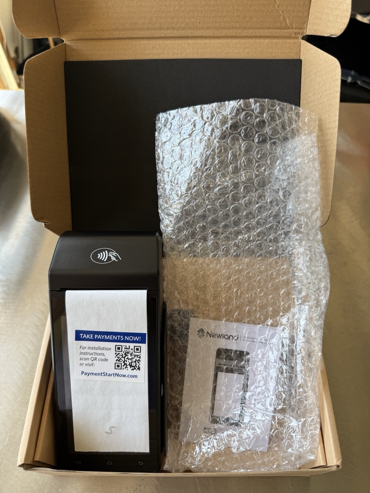 Newland N910 LTE Wireless Bluetooth NFC Credit Card Terminal Payment Reader