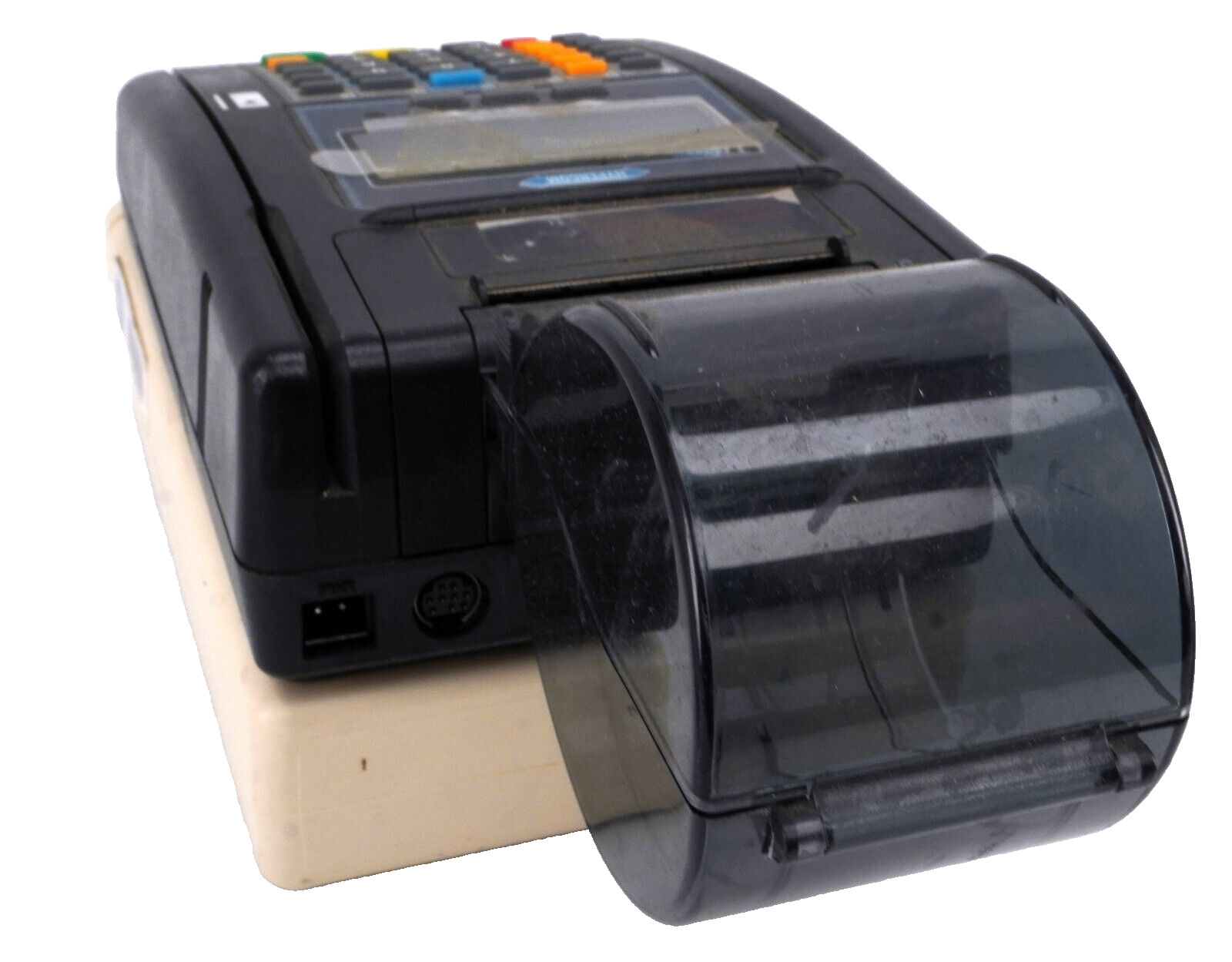 Hypercom T7Plus Credit Card Terminal Reader Power Adapter Modified for the Blind
