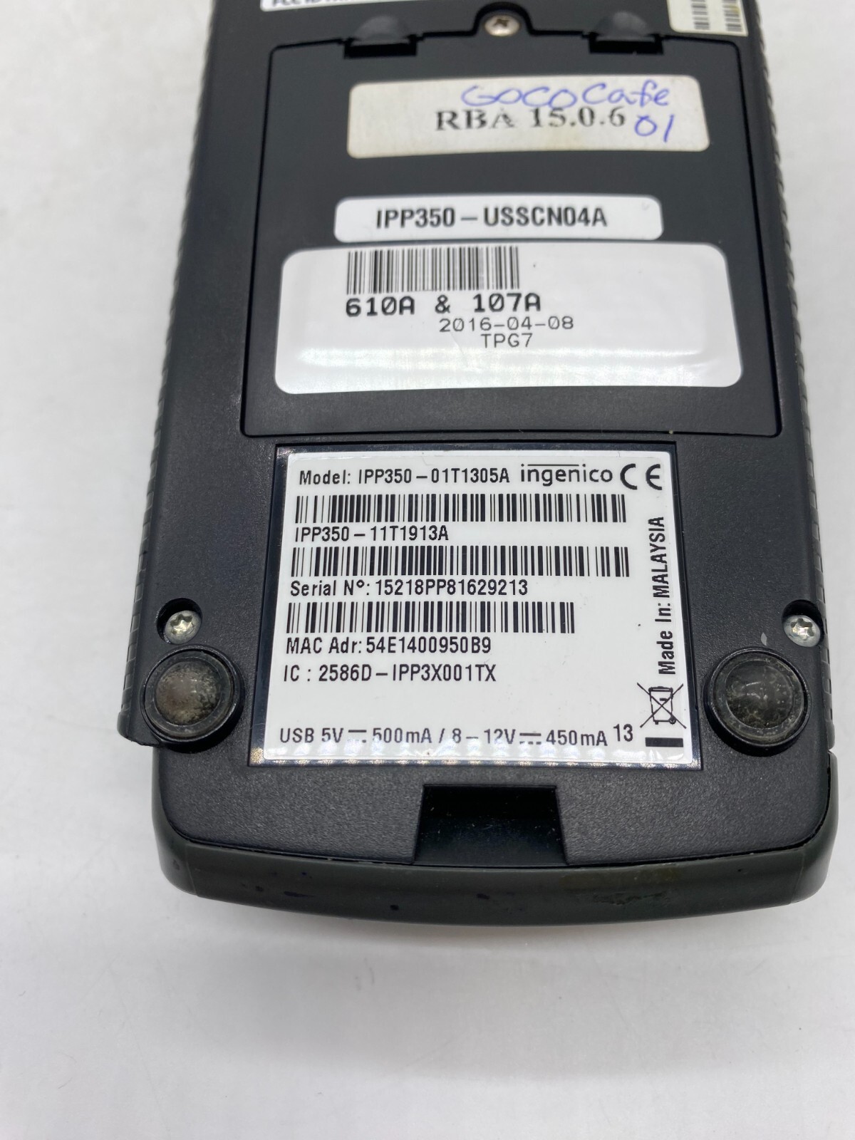 Ingenico IPP 350 USB Credit Card Terminal