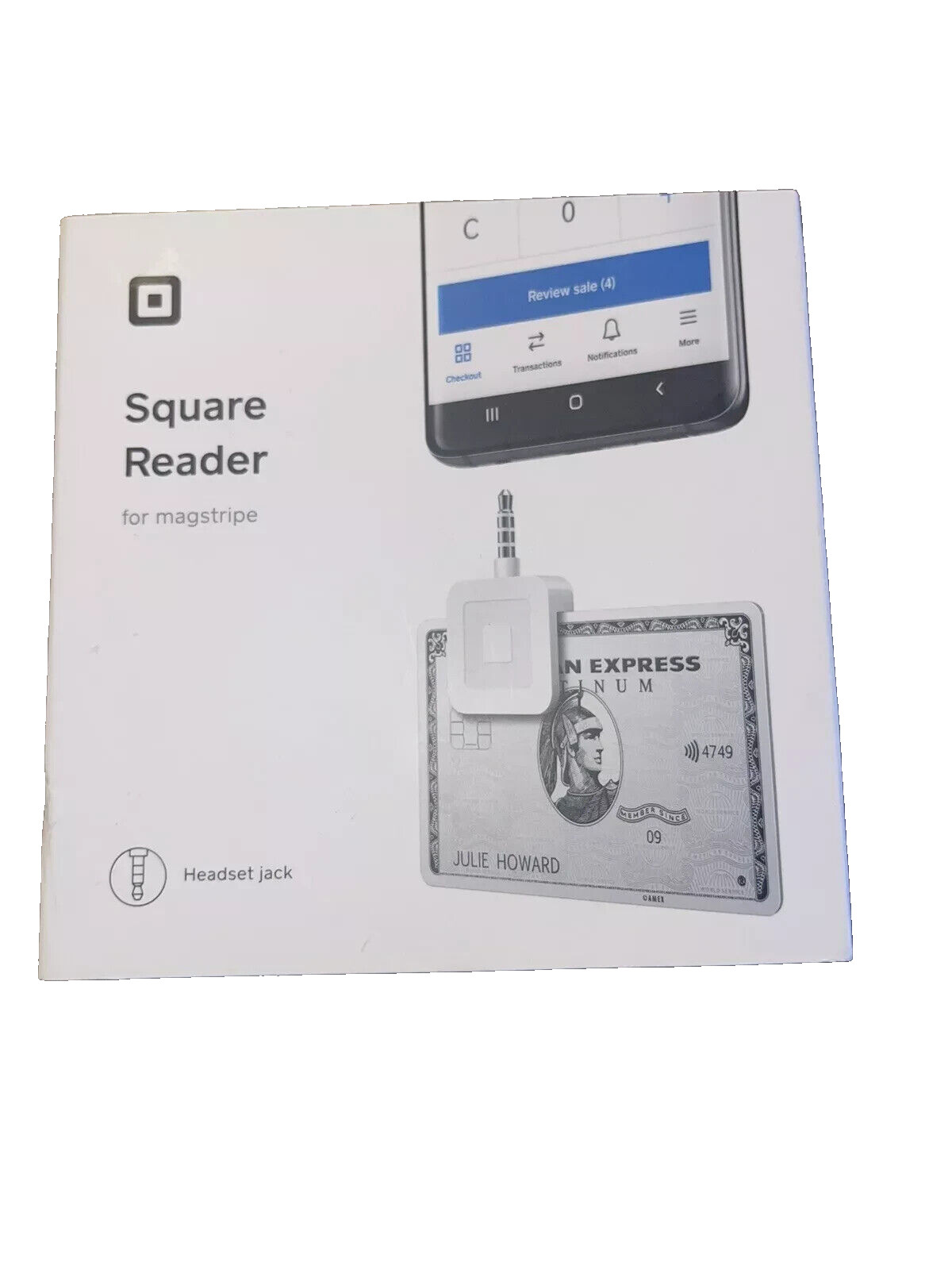 Square Reader for Magstripe (Headset Jack) – NEW SEALED !!!
